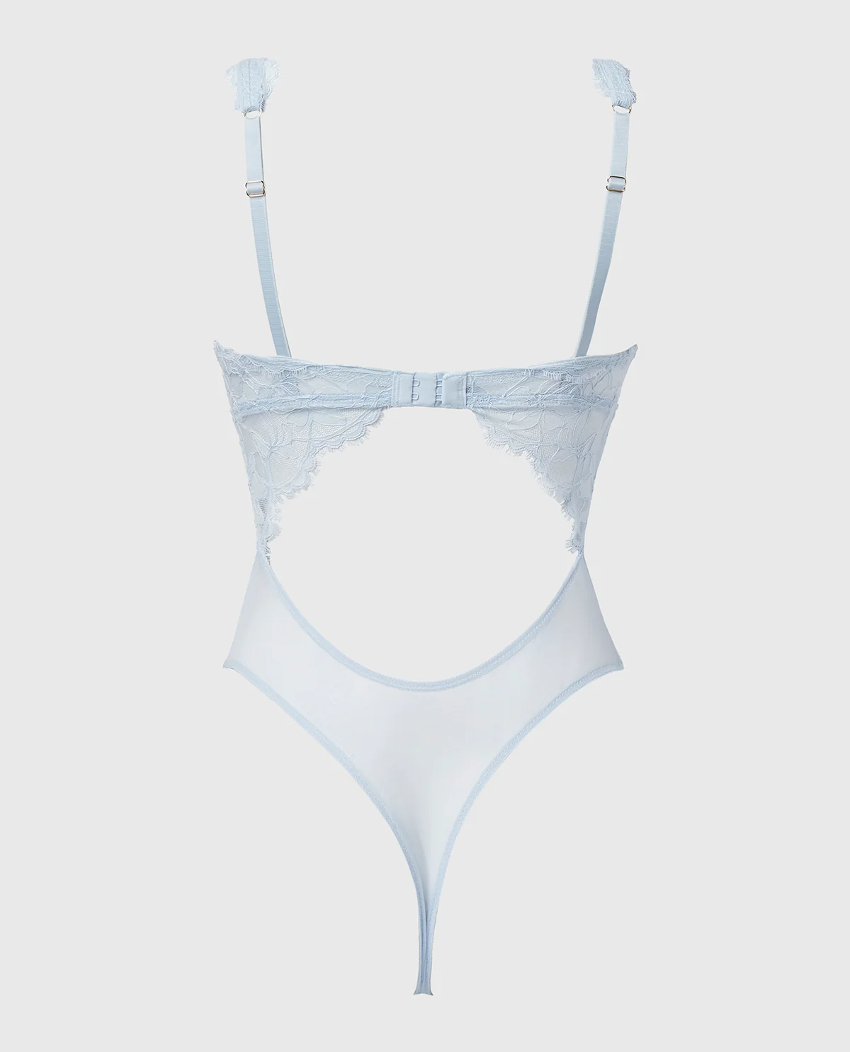 Afterglow Lace Bodysuit with Removable Pads in Skyway - Image 5