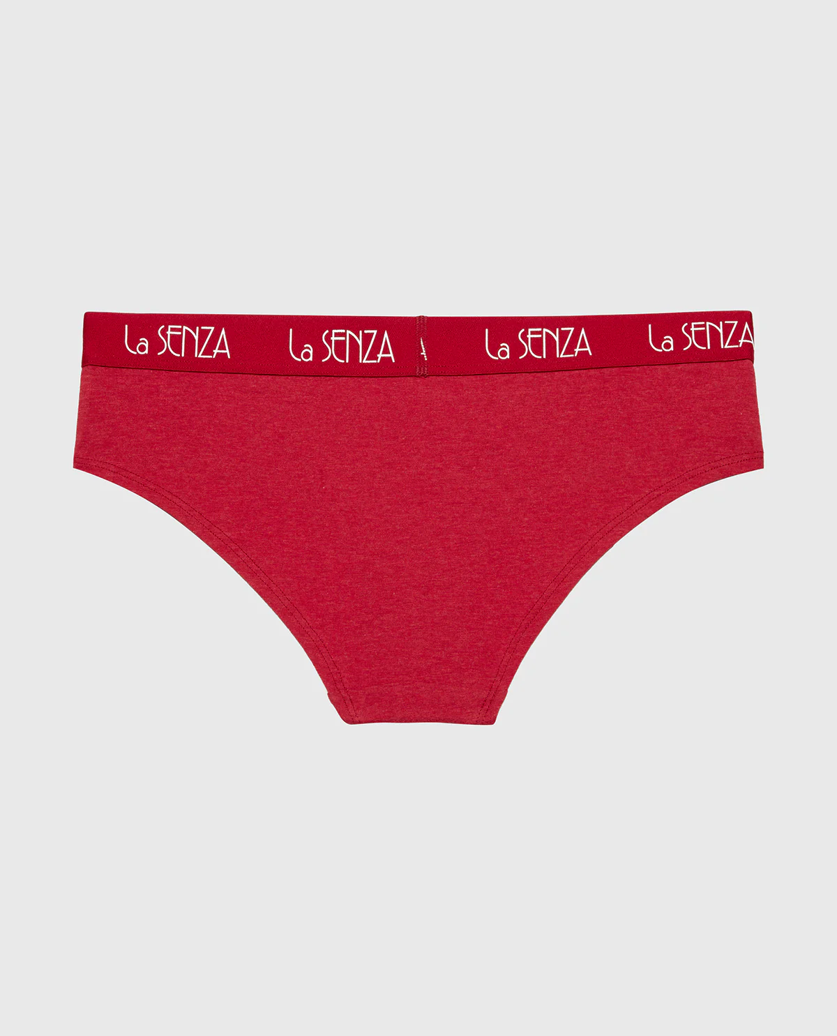 Art Deco Logo Hipster Panty in Crimson Heather - Image 5
