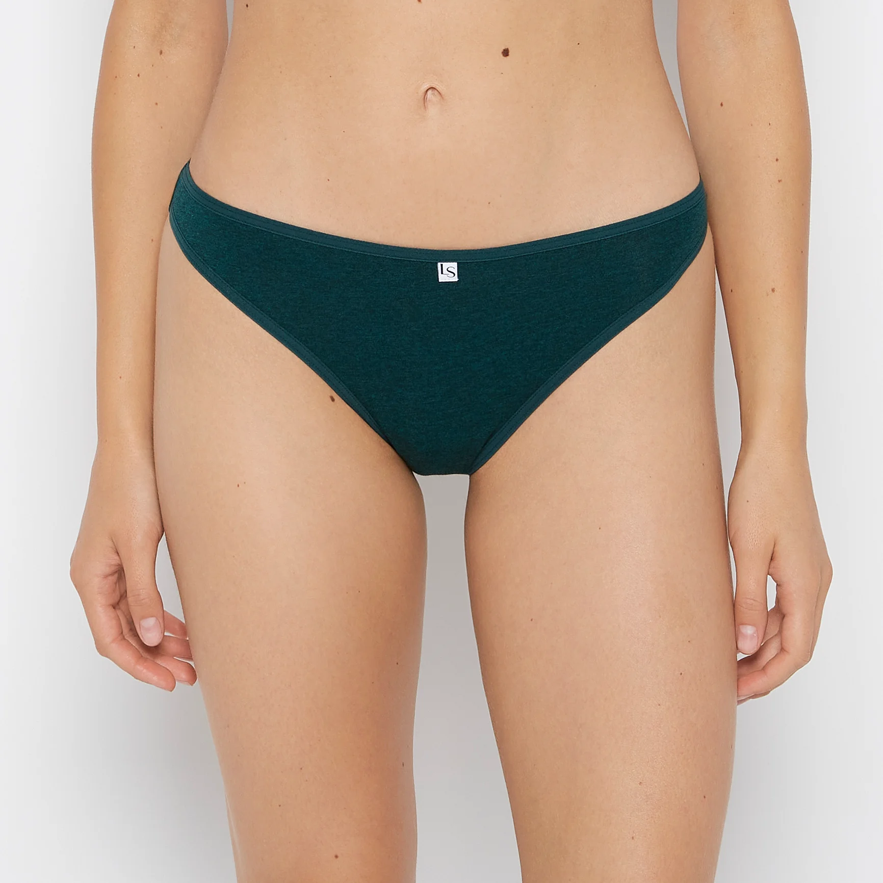 Bikini Panty in Emerald Green Heather