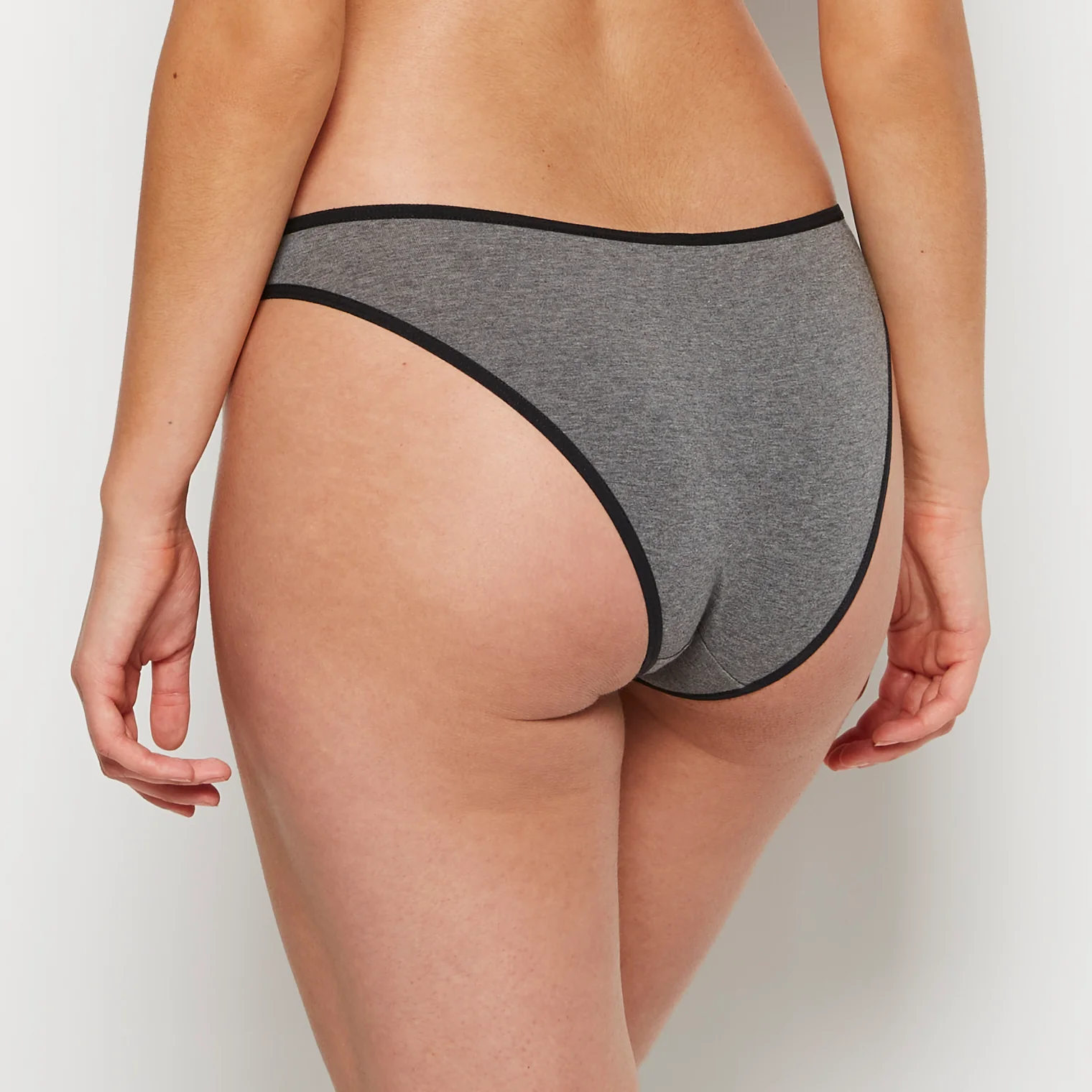 Bikini Panty in Tuxedo Heather - Image 3