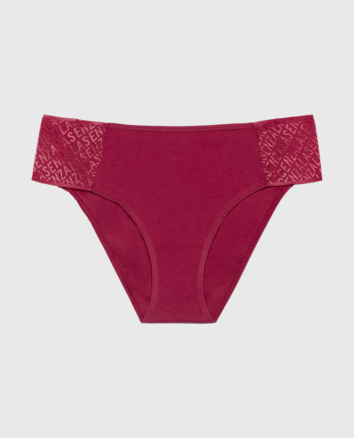 Bikini Panty with Logo in Beaujolais - Image 4