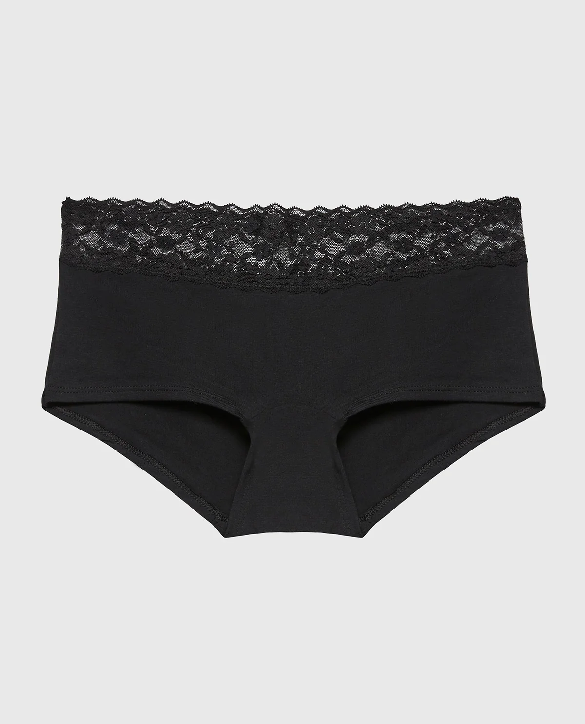 Boyshort Panty in Tuxedo Black - Image 6
