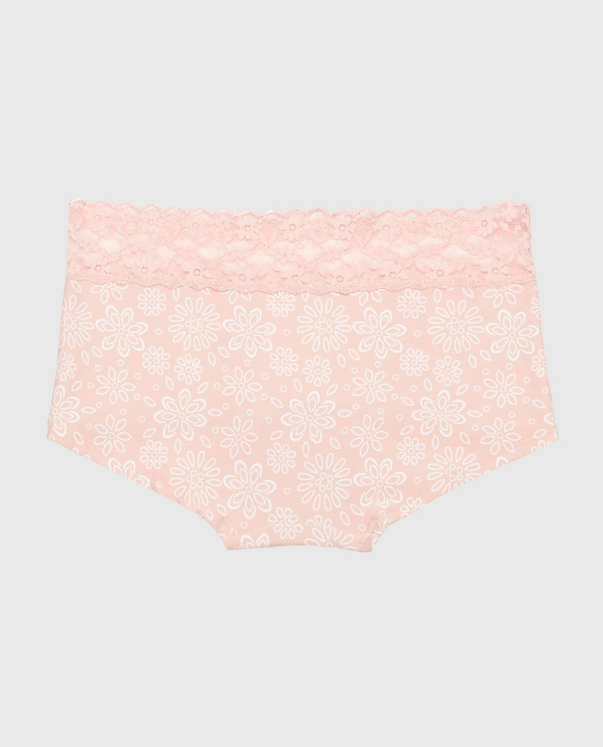 Boyshort Panty in Western Floral Pink - Image 5