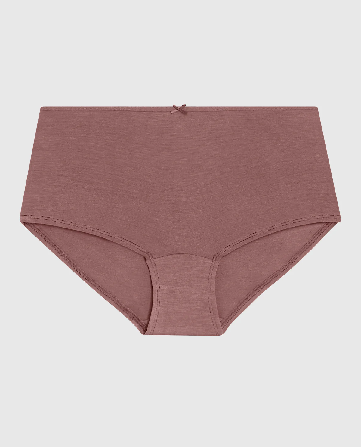 Boyshort Panty with Bow in Dusty Cedar - Image 4