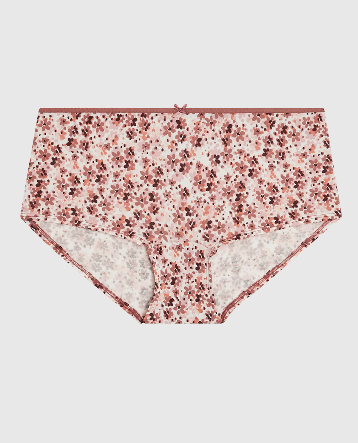 Boyshort Panty with Bow in Spring Floral - Image 4
