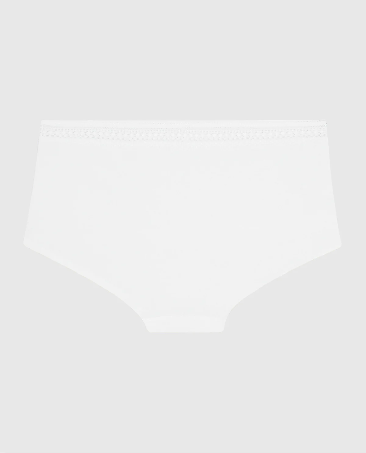 Boyshort Panty with Elemental Lace in Ivory - Image 5
