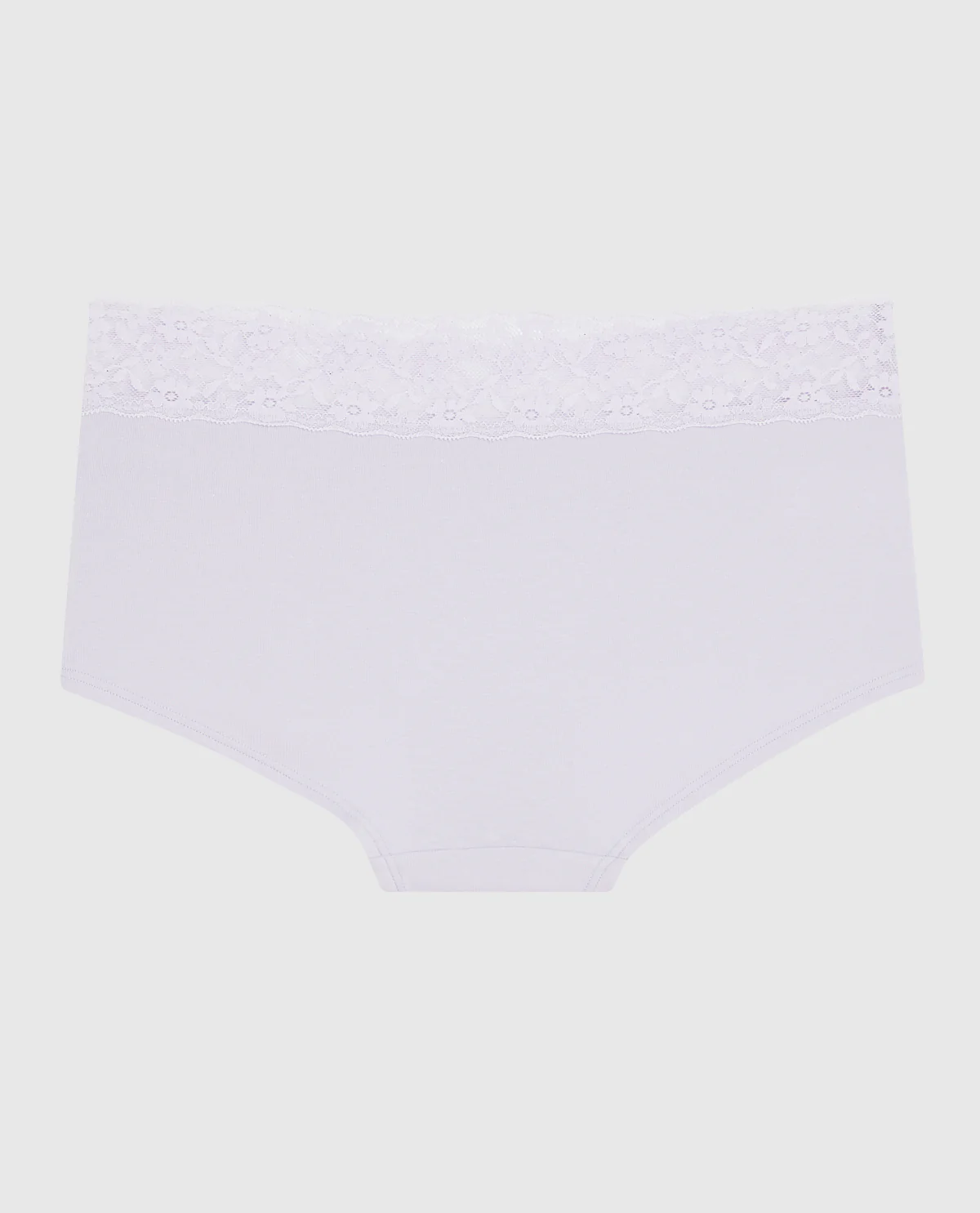 Boyshort Panty with Lace in Lavender Cake - Image 2