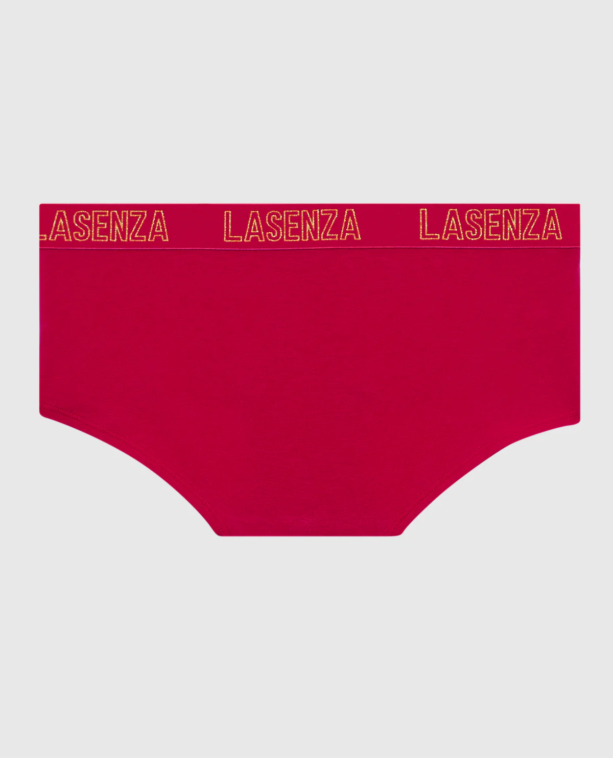 Boyshort Panty with Logo Band in Cosmo Red - Image 5