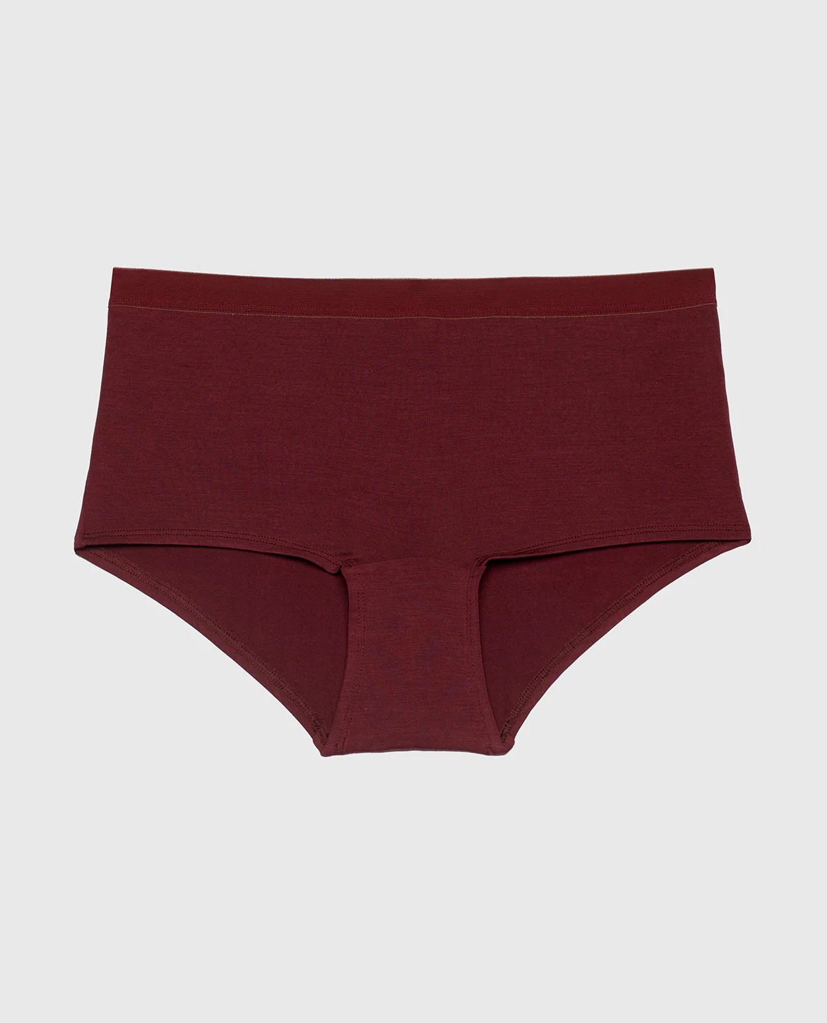 Boyshort Panty With Vanishing Trim in Russian Ruby - Image 4