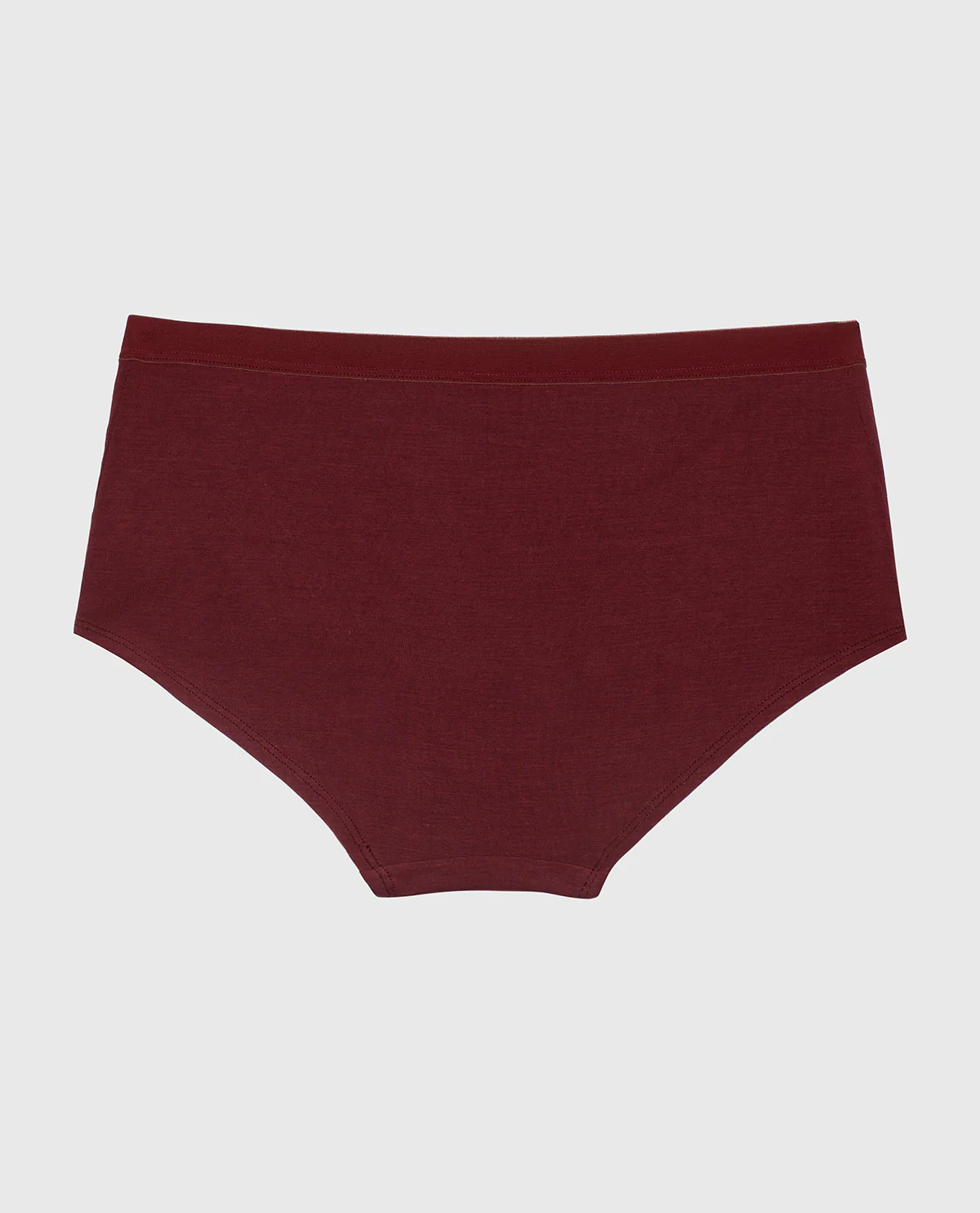 Boyshort Panty With Vanishing Trim in Russian Ruby - Image 5