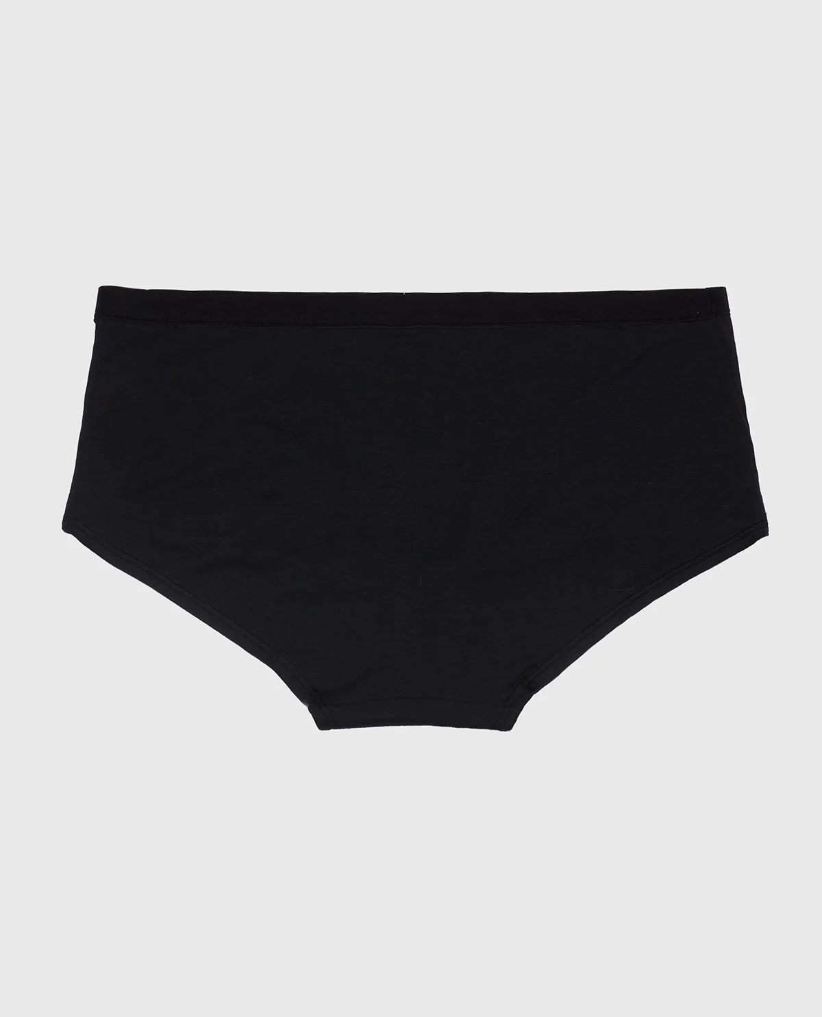 Boyshort Panty with Vanishing Trim in Tuxedo Black - Image 5