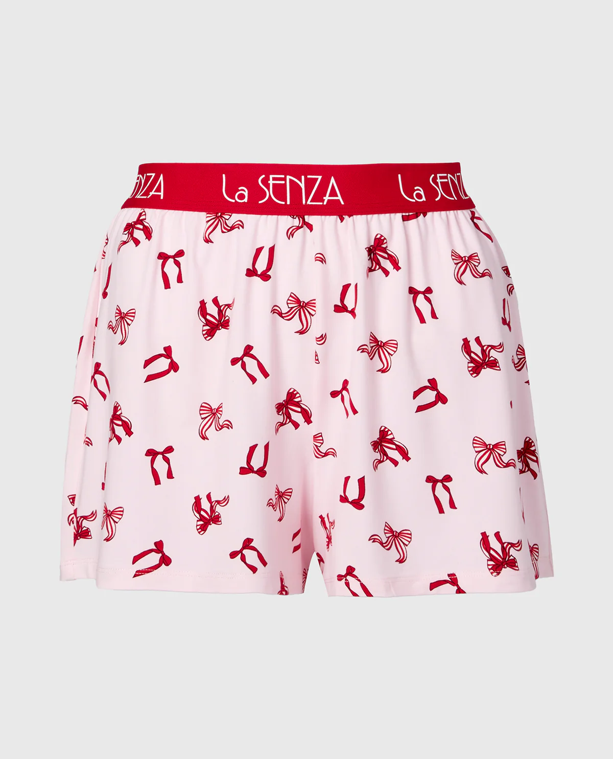 Brush Jersey Shorts with art deco logo in Big Sweet Bows - Image 4