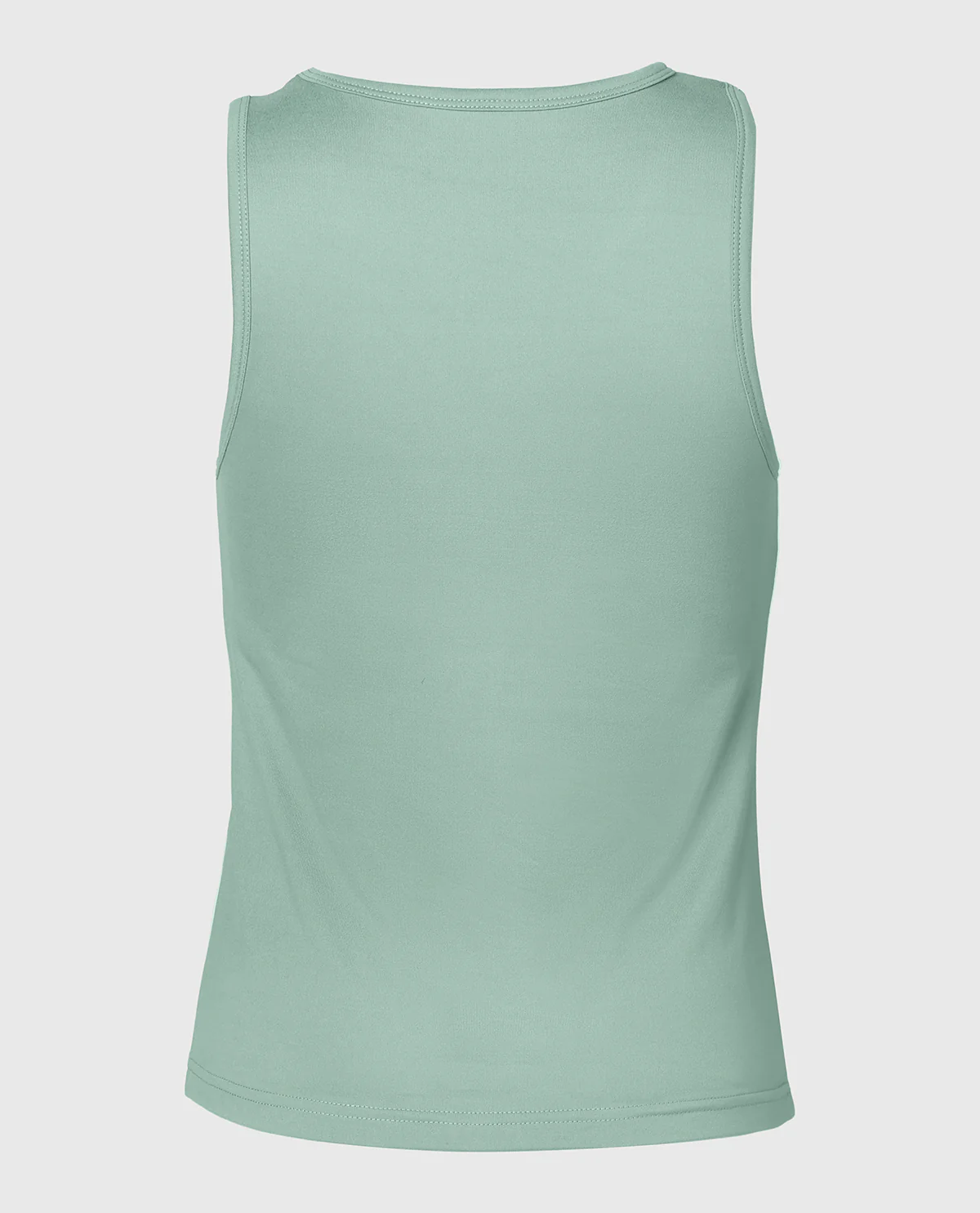 Casual Sleep Jersey High Neck Tank in Iceberg Green - Image 5
