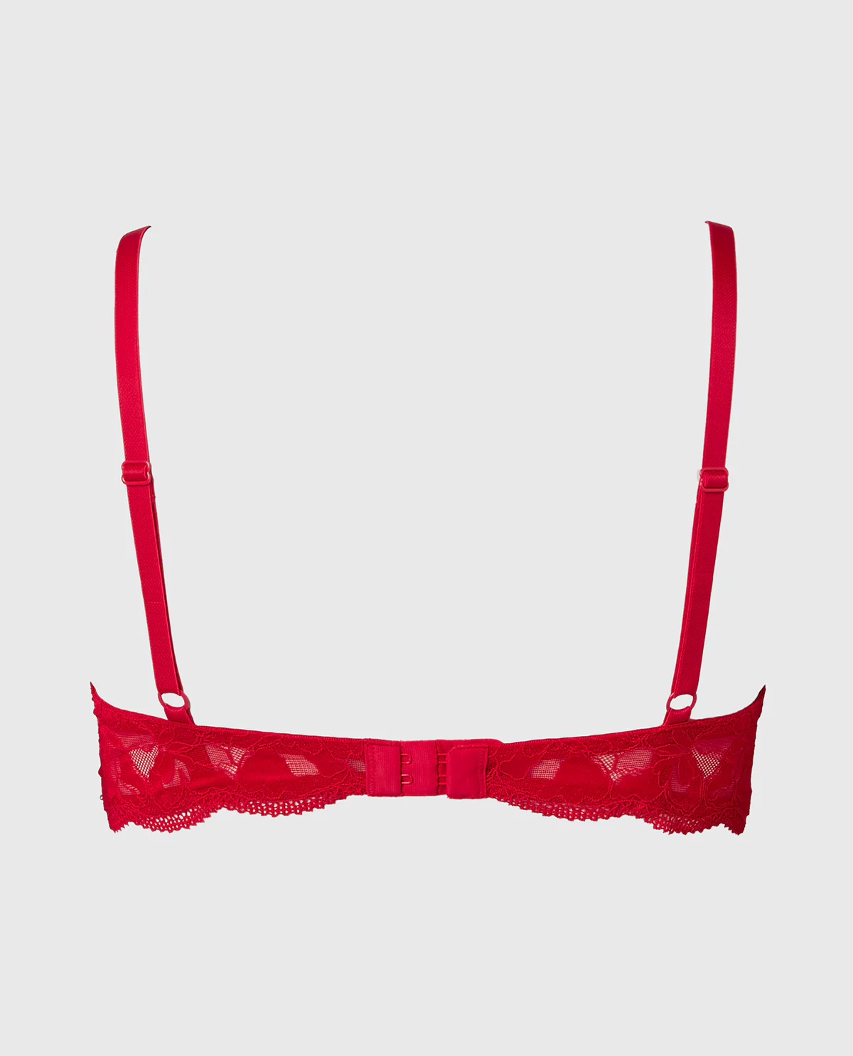 Charmed unlined demi bra in Crimson - Image 5