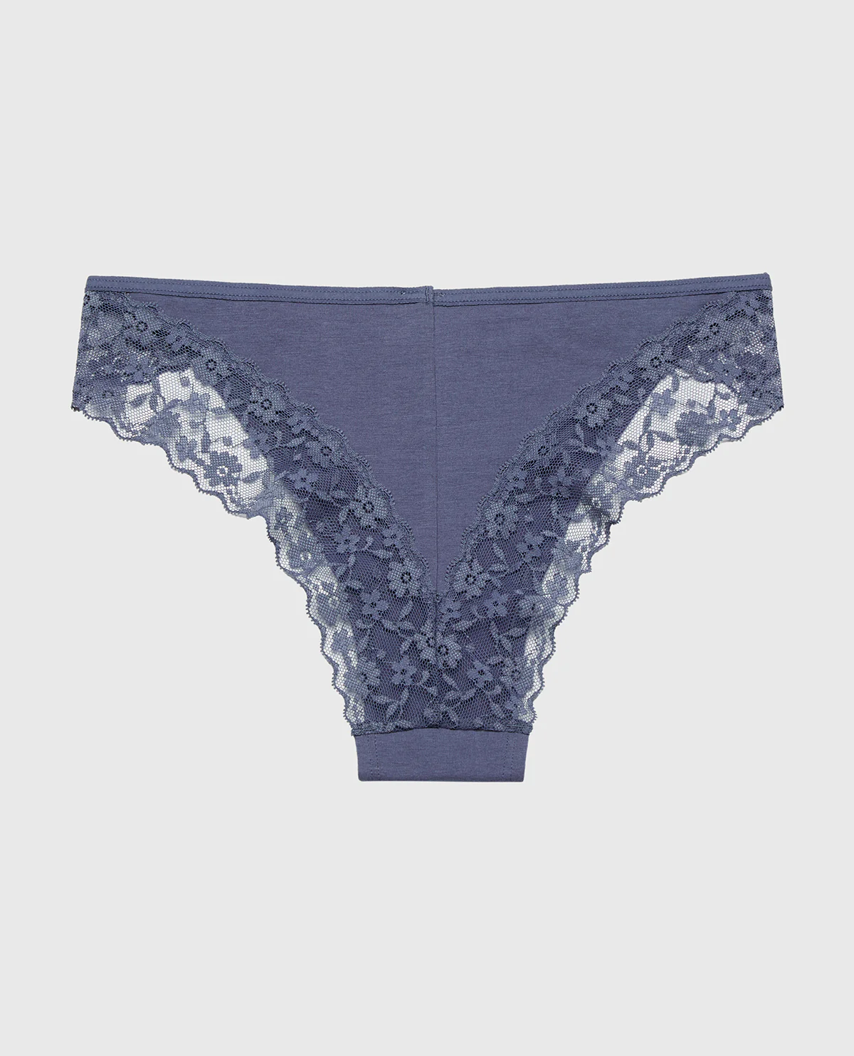 Cheeky Panty With Lace Trim in Vintage Indigo - Image 5