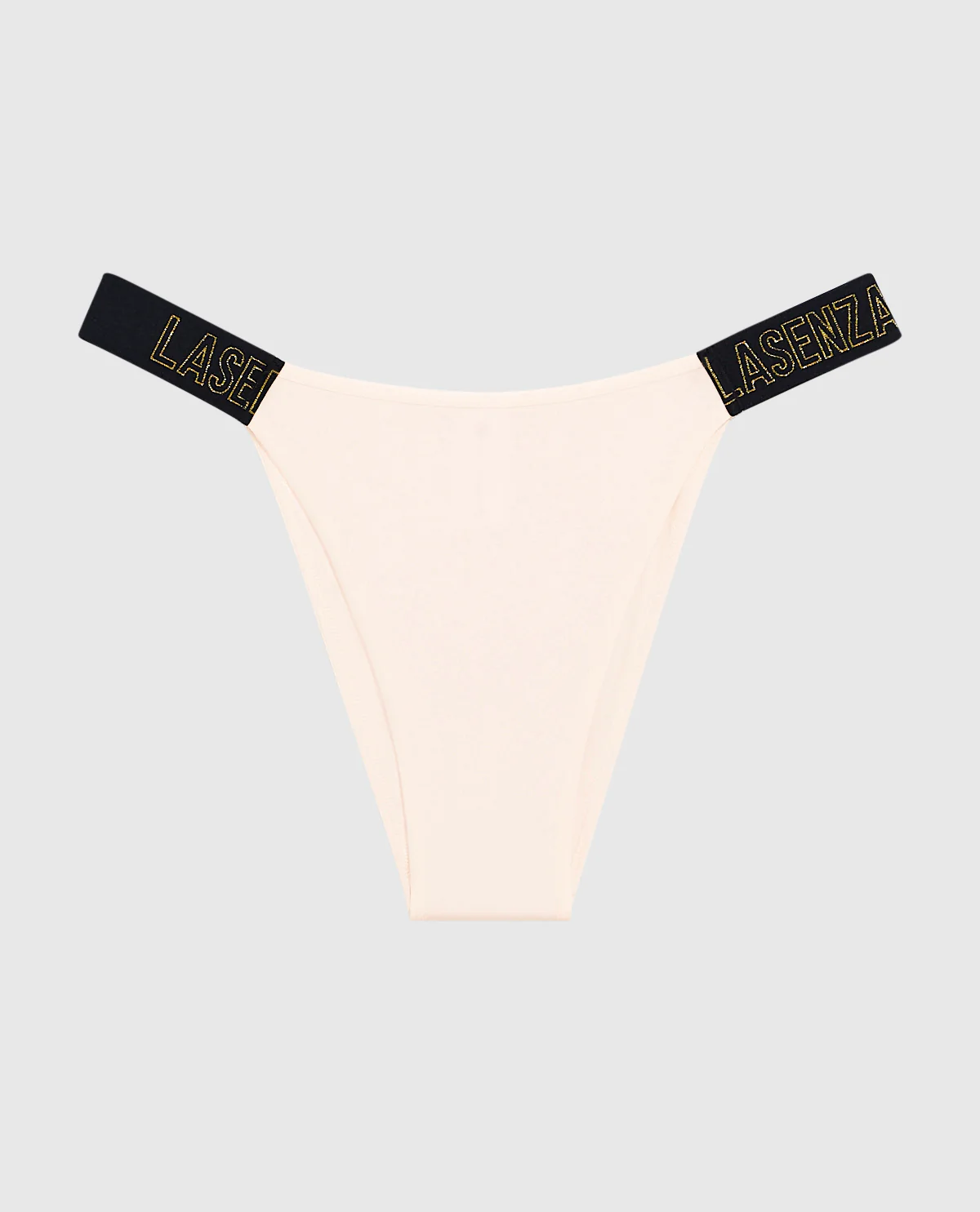 Cheeky Panty with Logo Band in Ivory Dawn