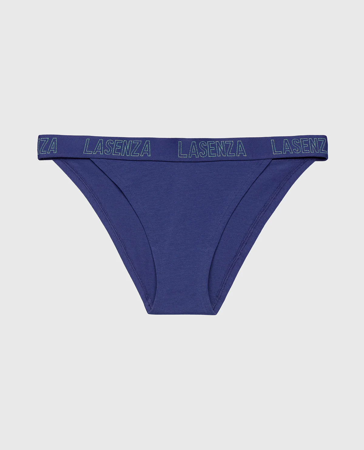 Cheeky Panty with Logo Band in Dusk Blue - Image 4