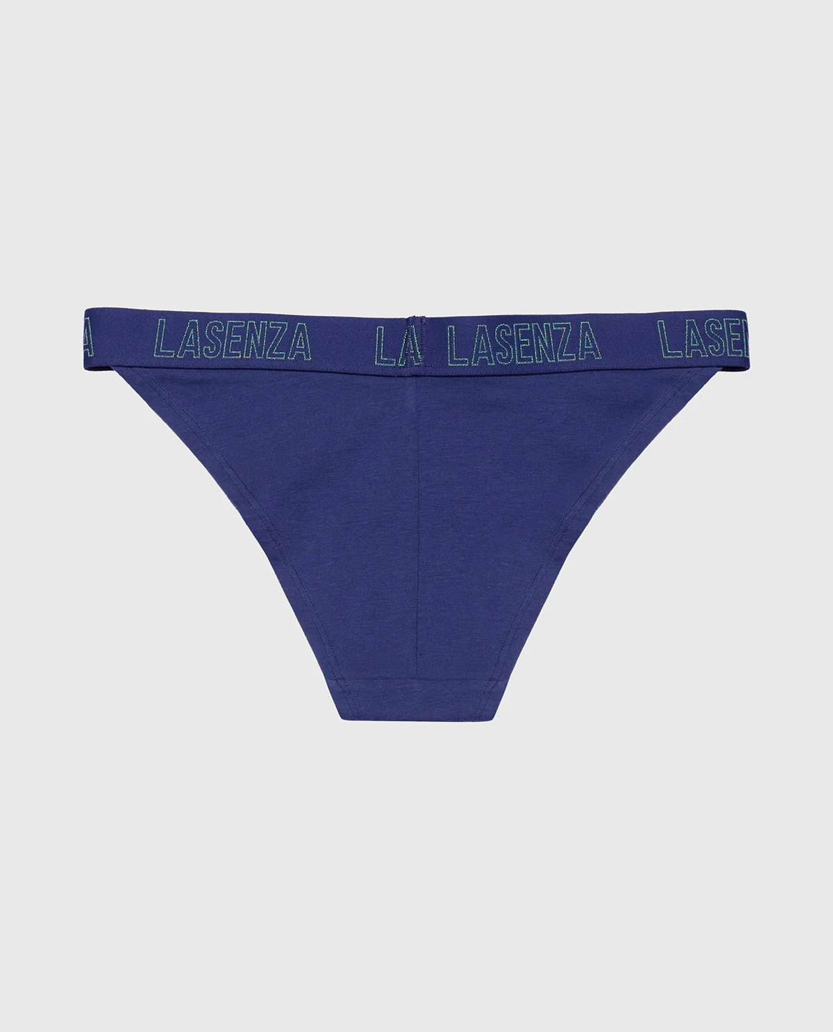 Cheeky Panty with Logo Band in Dusk Blue - Image 5