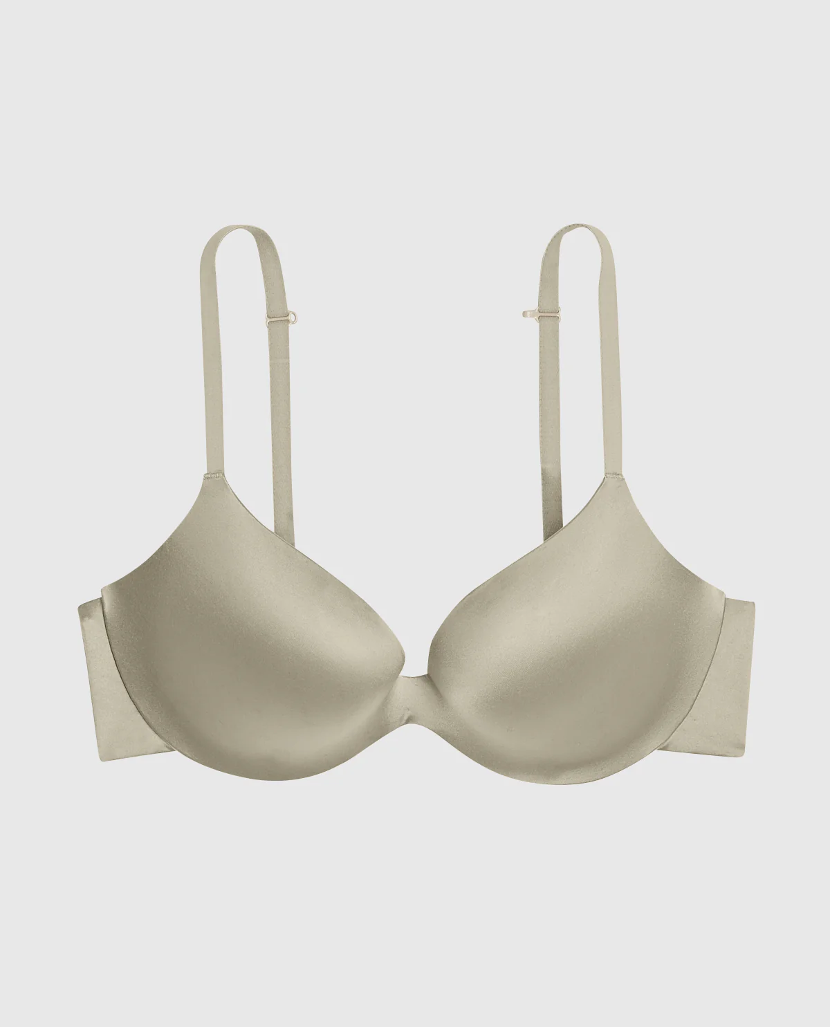Comfort Push Up Bra in Stone Grey - Image 5