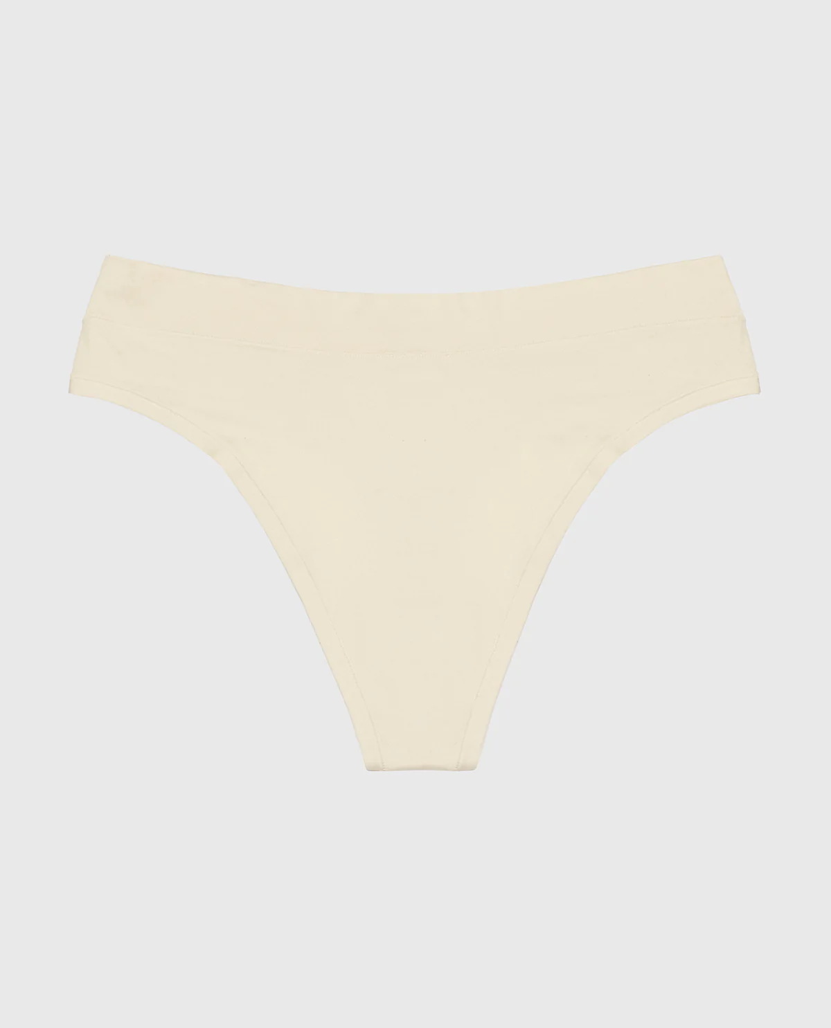 Comfort Thong Panty in Oatmeal Heather - Image 4