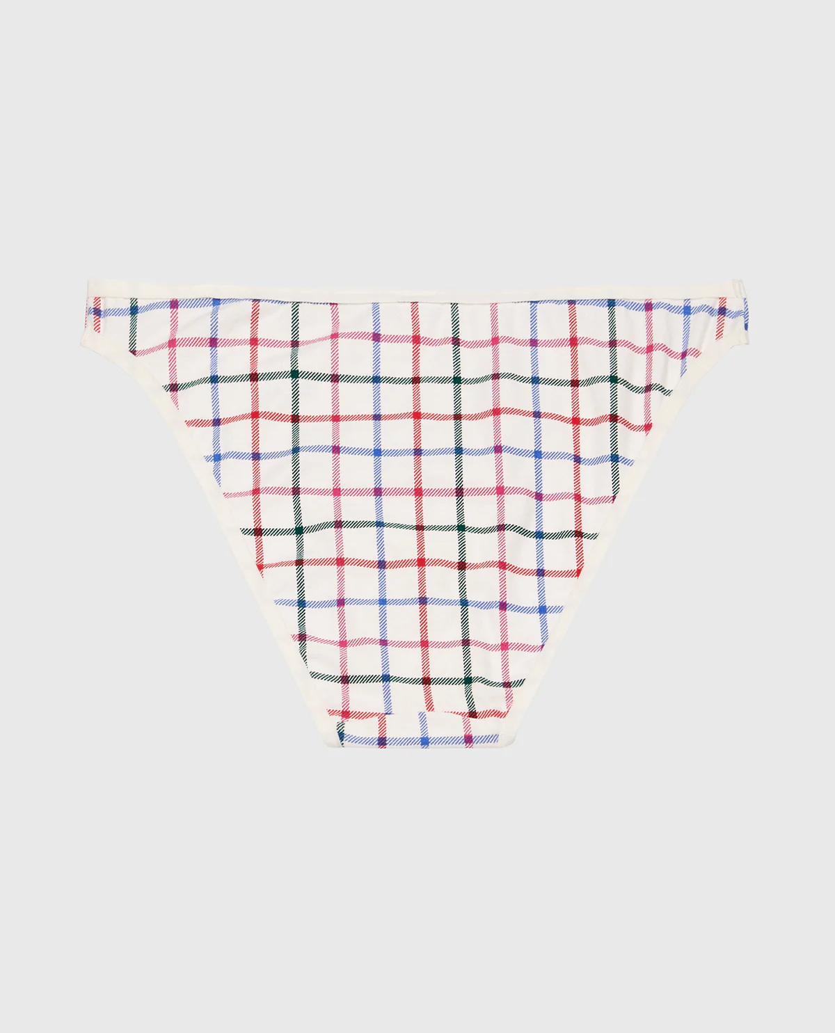 Cotton Bikini Panty in Jingle Plaid - Image 5