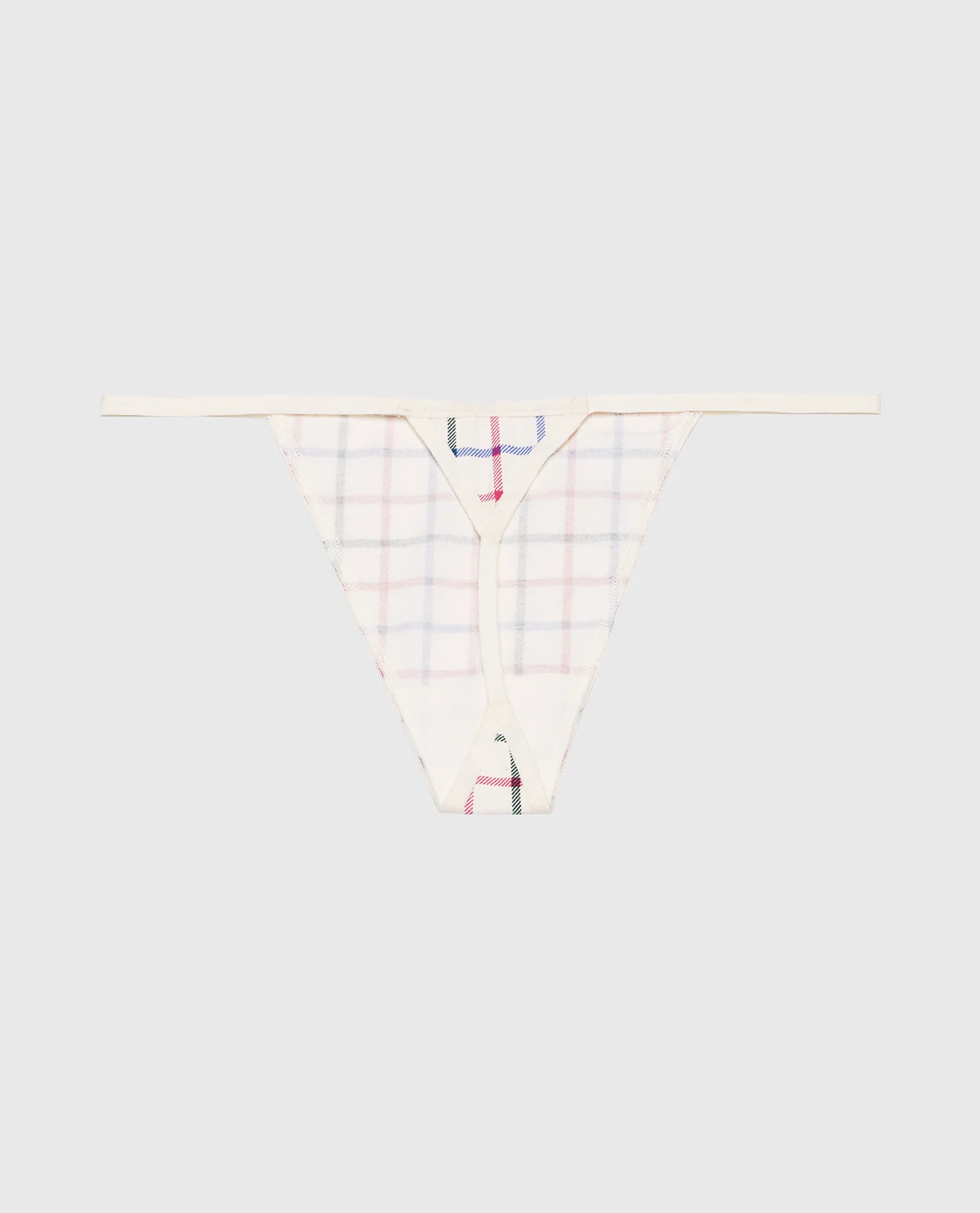 Cotton G-String Panty in Jingle Plaid - Image 5
