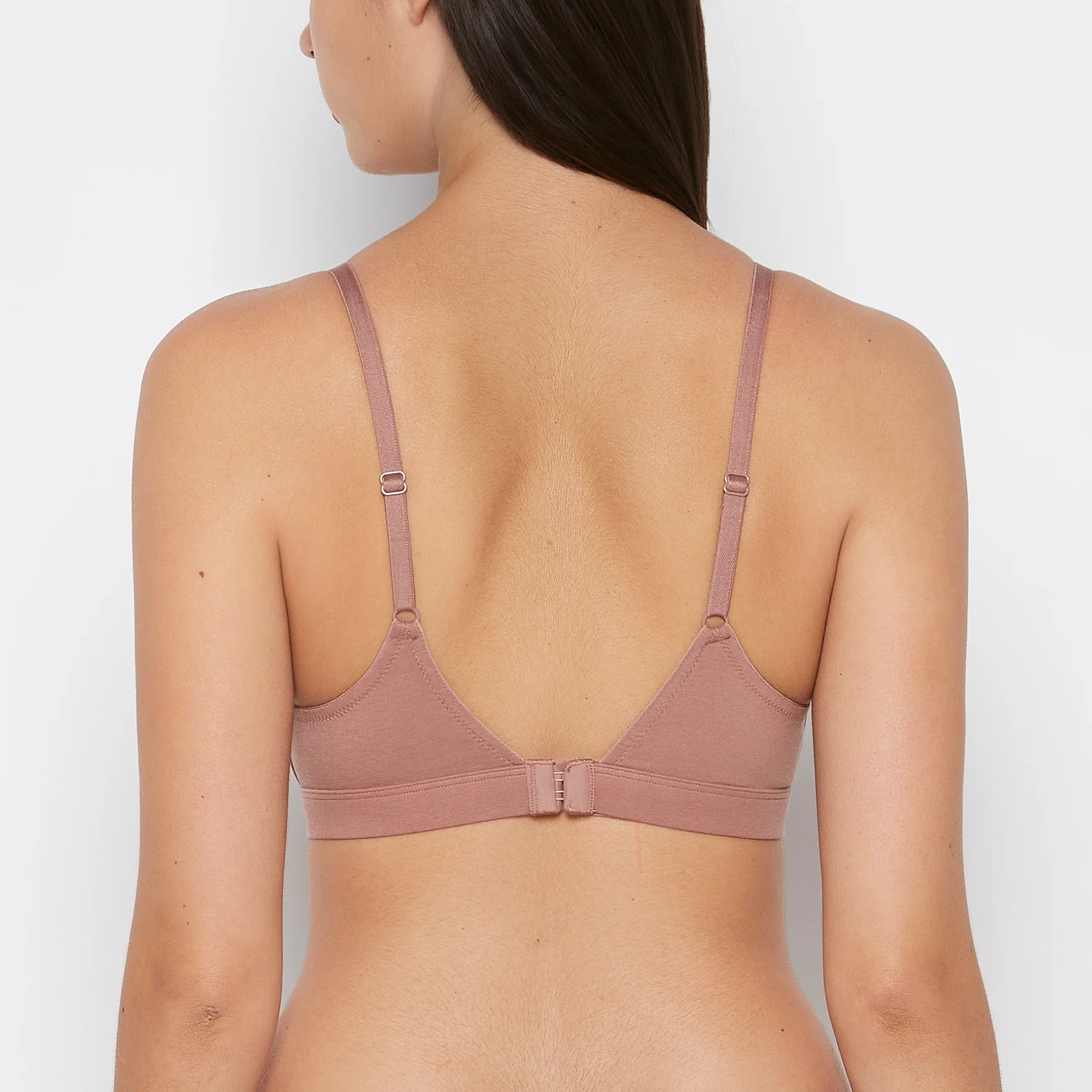 Cotton Scoop Bralette in Deer - Image 3