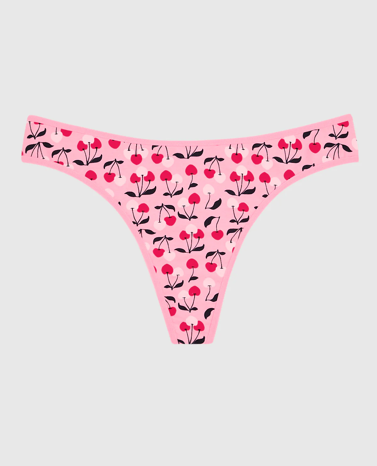Cotton Thong Panty in Cherry On Top - Image 5