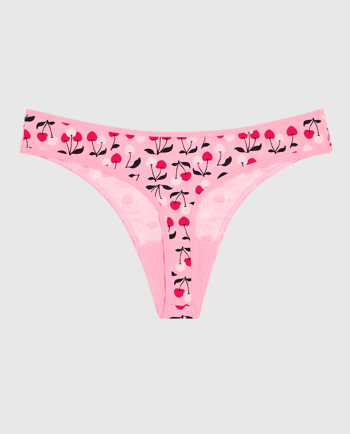 Cotton Thong Panty in Cherry On Top - Image 6