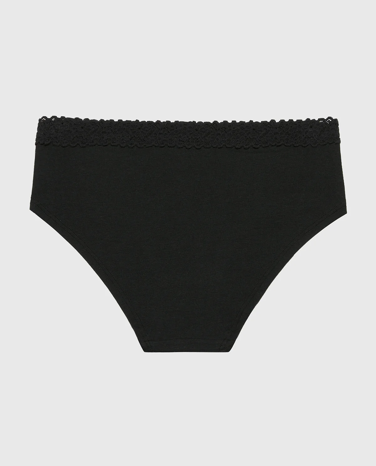 Cozy Trim Hipster Panty in Tuxedo Black - Image 4