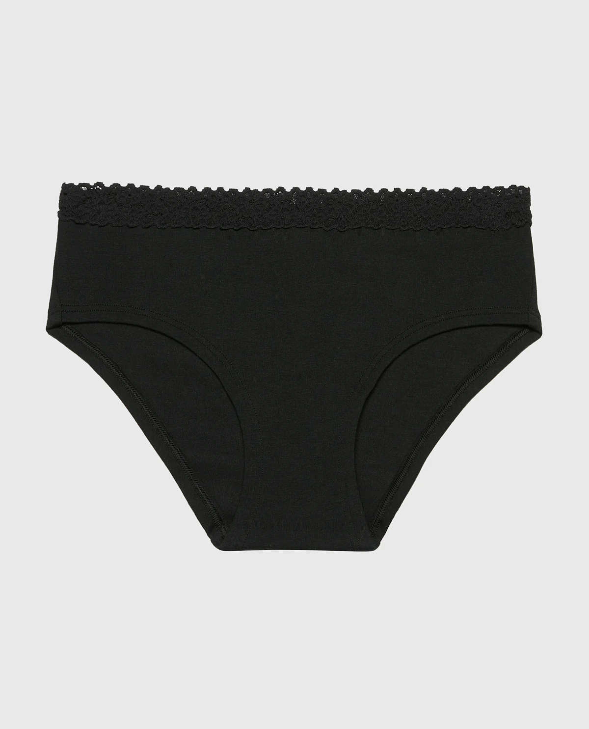Cozy Trim Hipster Panty in Tuxedo Black - Image 5