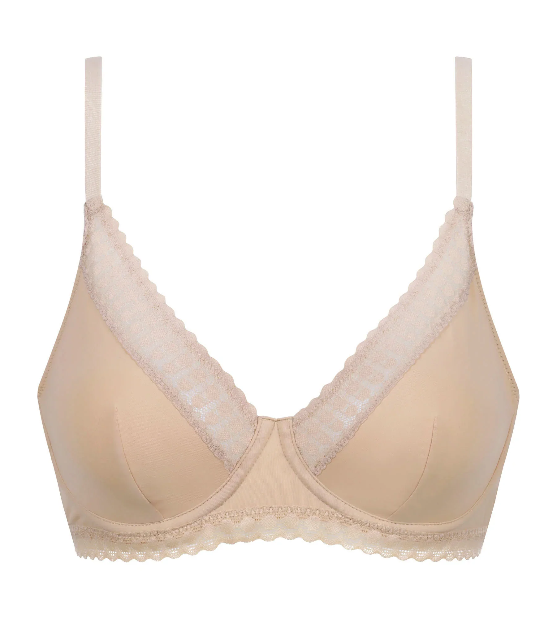 Daily Micro underwired basket bra in Rosetan