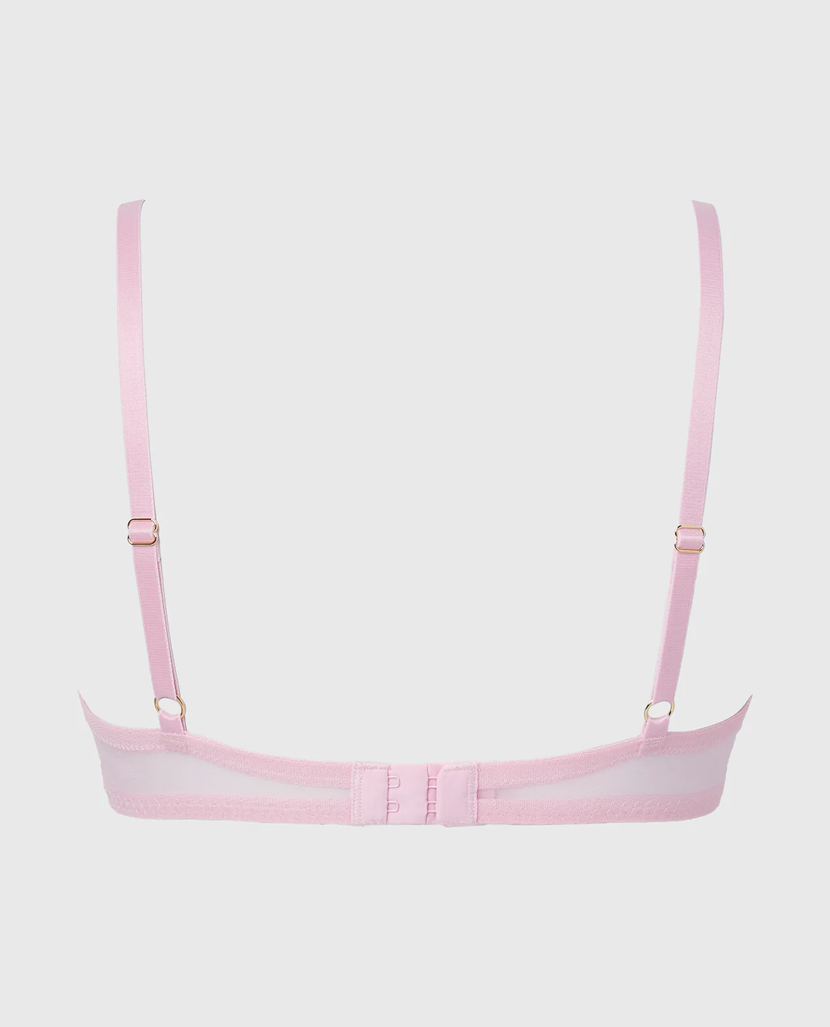 Designer Collection Unlined Plunge Bra with Be Mine Embroidery in Sweet Dream - Image 5