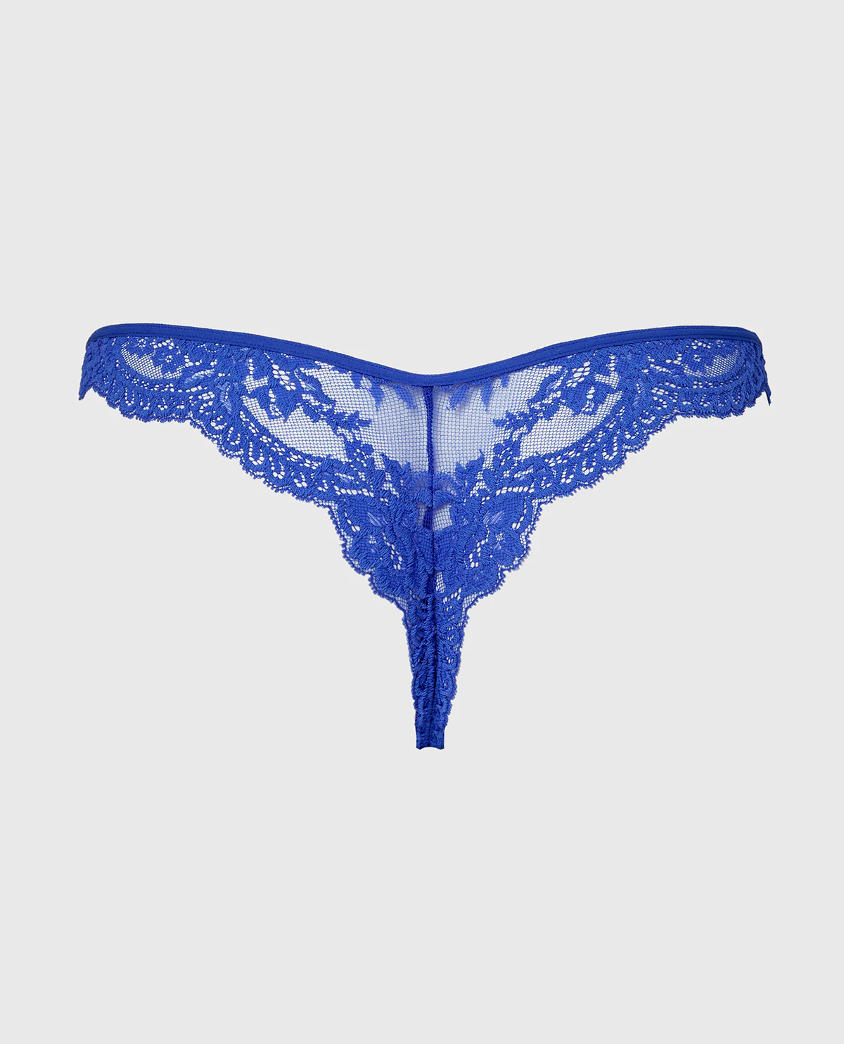 Diva Cheeky Thong Lace Panty in Dazzling Blue - Image 5