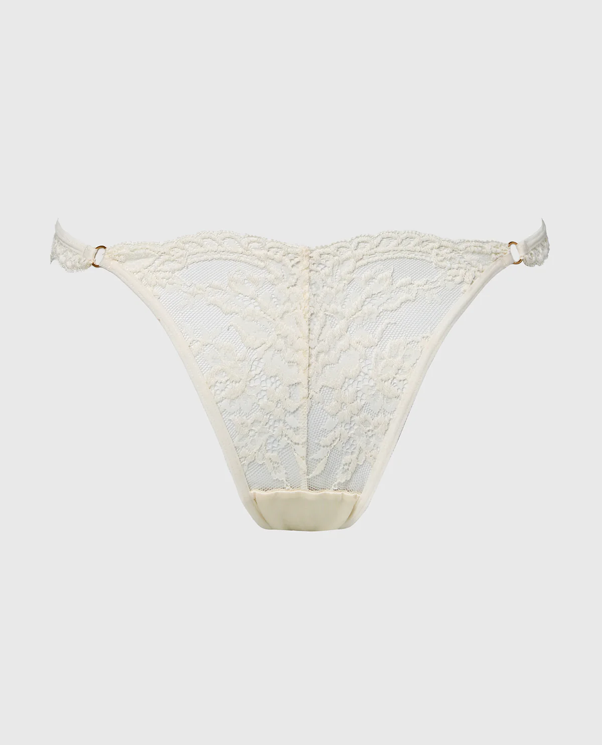 Diva Cheeky Thong Lace Panty in Egret - Image 5