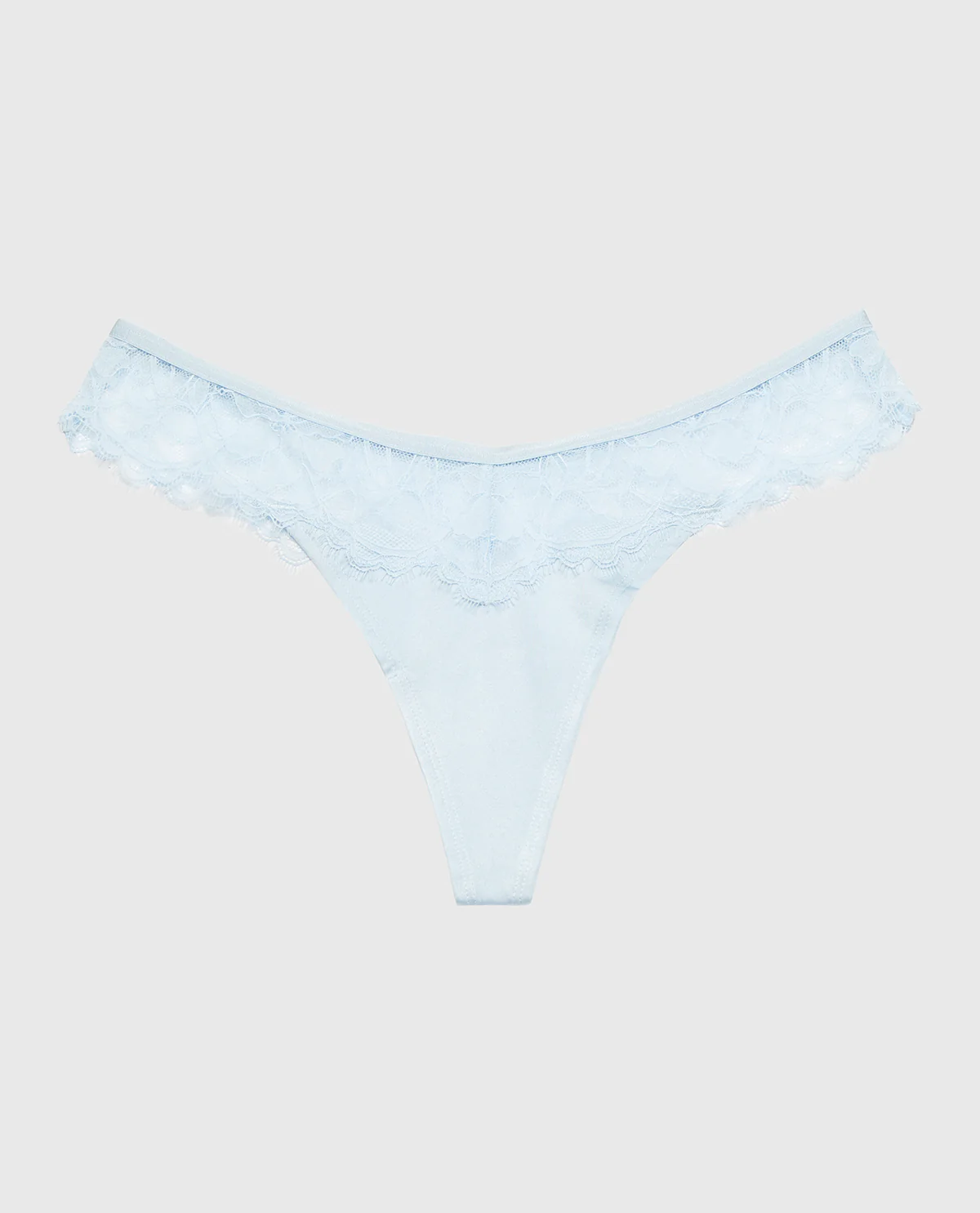 Diva Thong Panty With Afterglow Lace in Skyway - Image 4