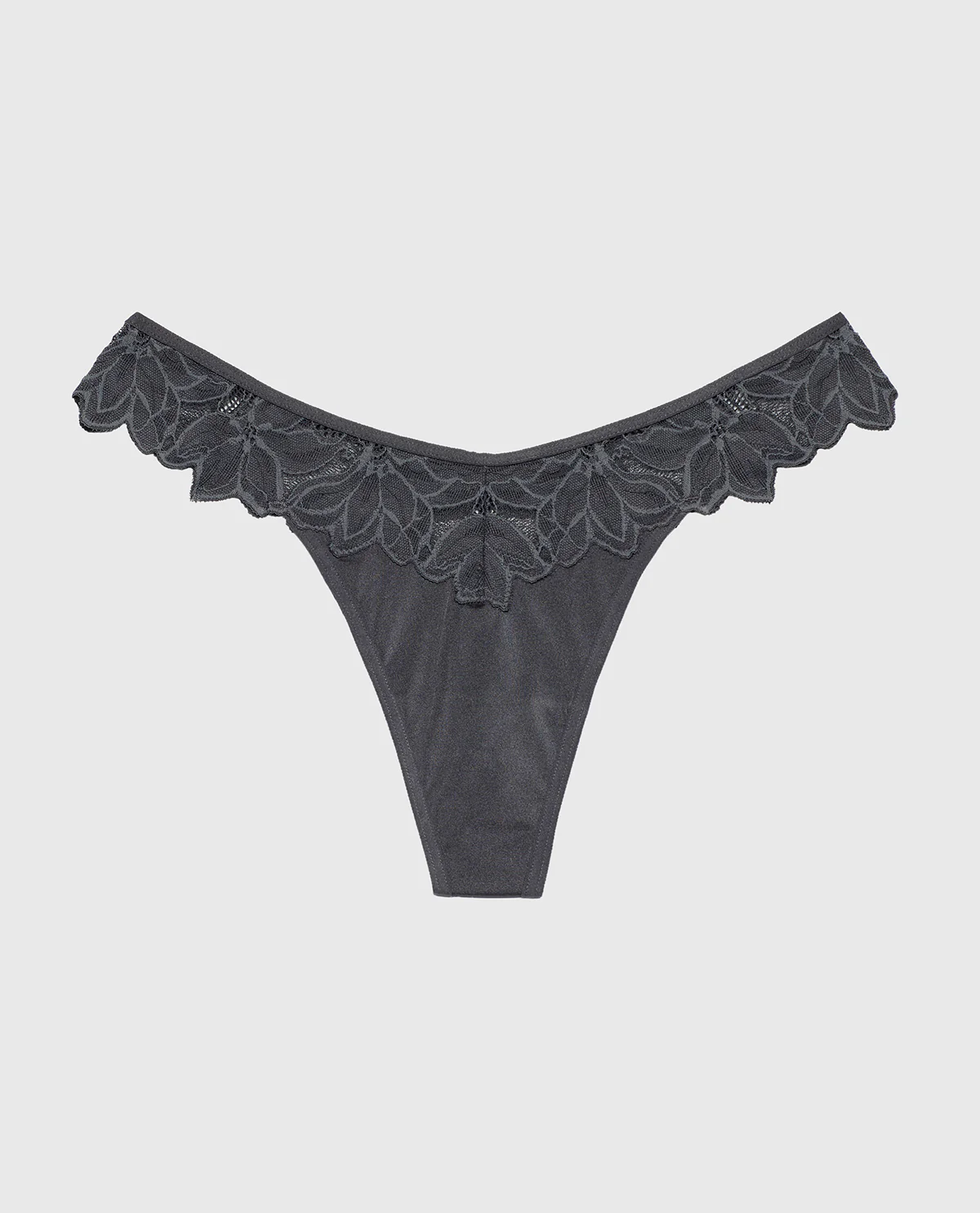 Diva Thong Panty in Ebony - Image 4