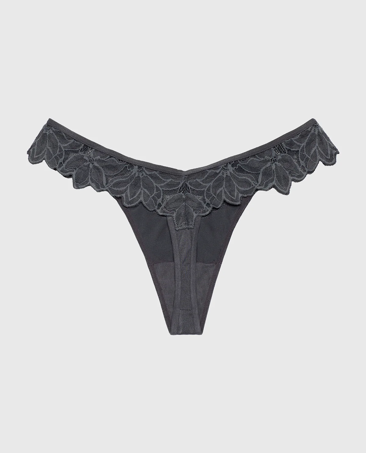 Diva Thong Panty in Ebony - Image 5