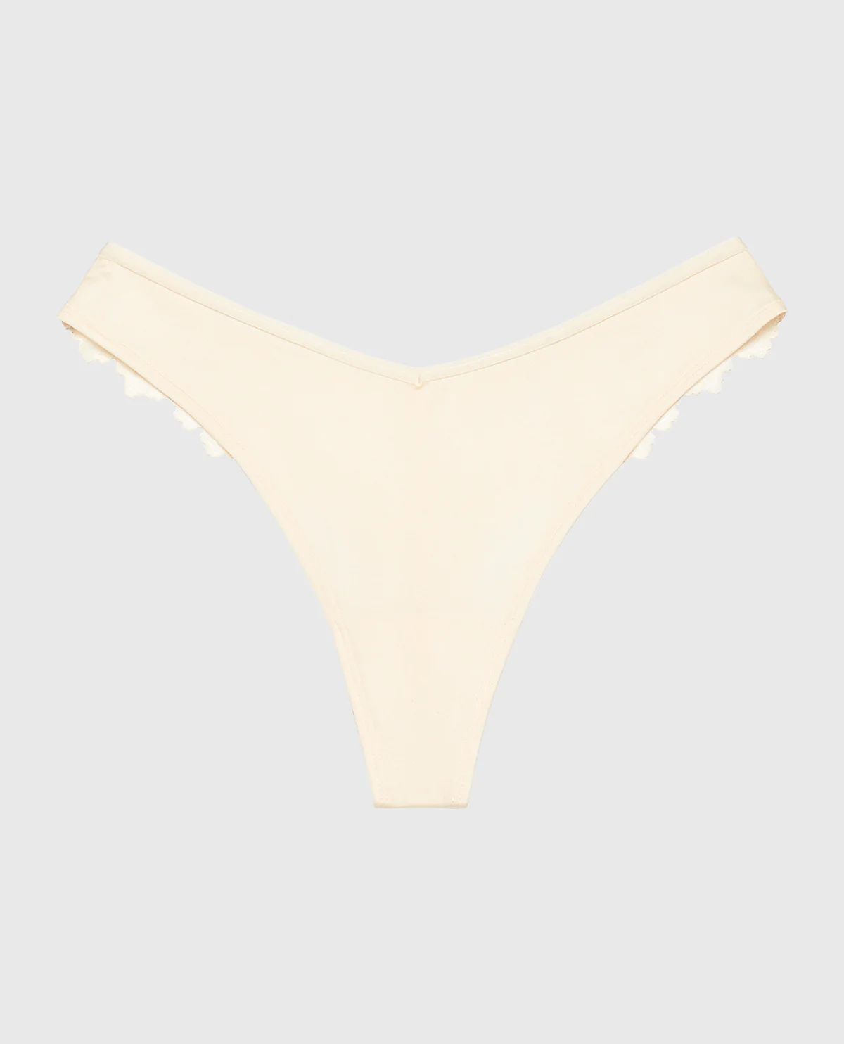 Diva Thong Panty in Pearled Ivory - Image 4