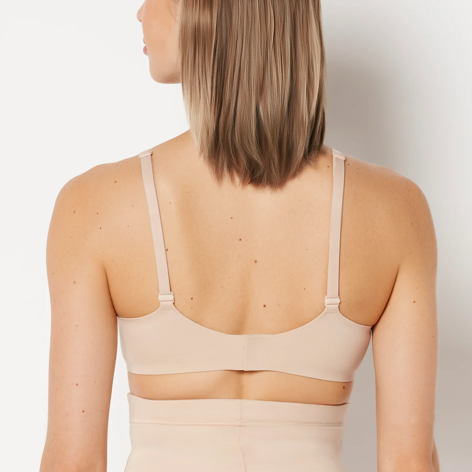 Full Coverage Unlined Bra in Rosetan - Image 3