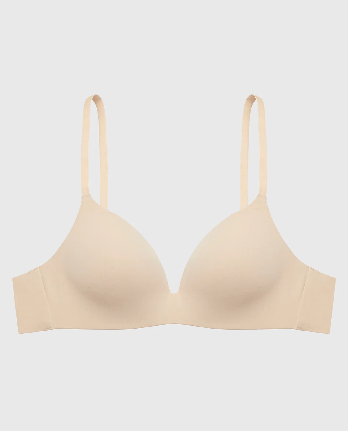 Full Coverage Wireless Push Up Bra in Rosetan - Image 5
