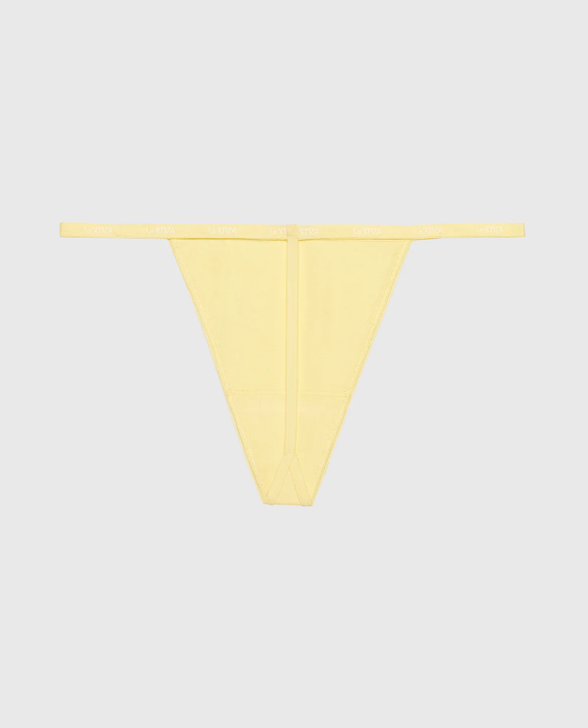 G-Sring Panty with Logo Trim in Mellow Yellow - Image 5