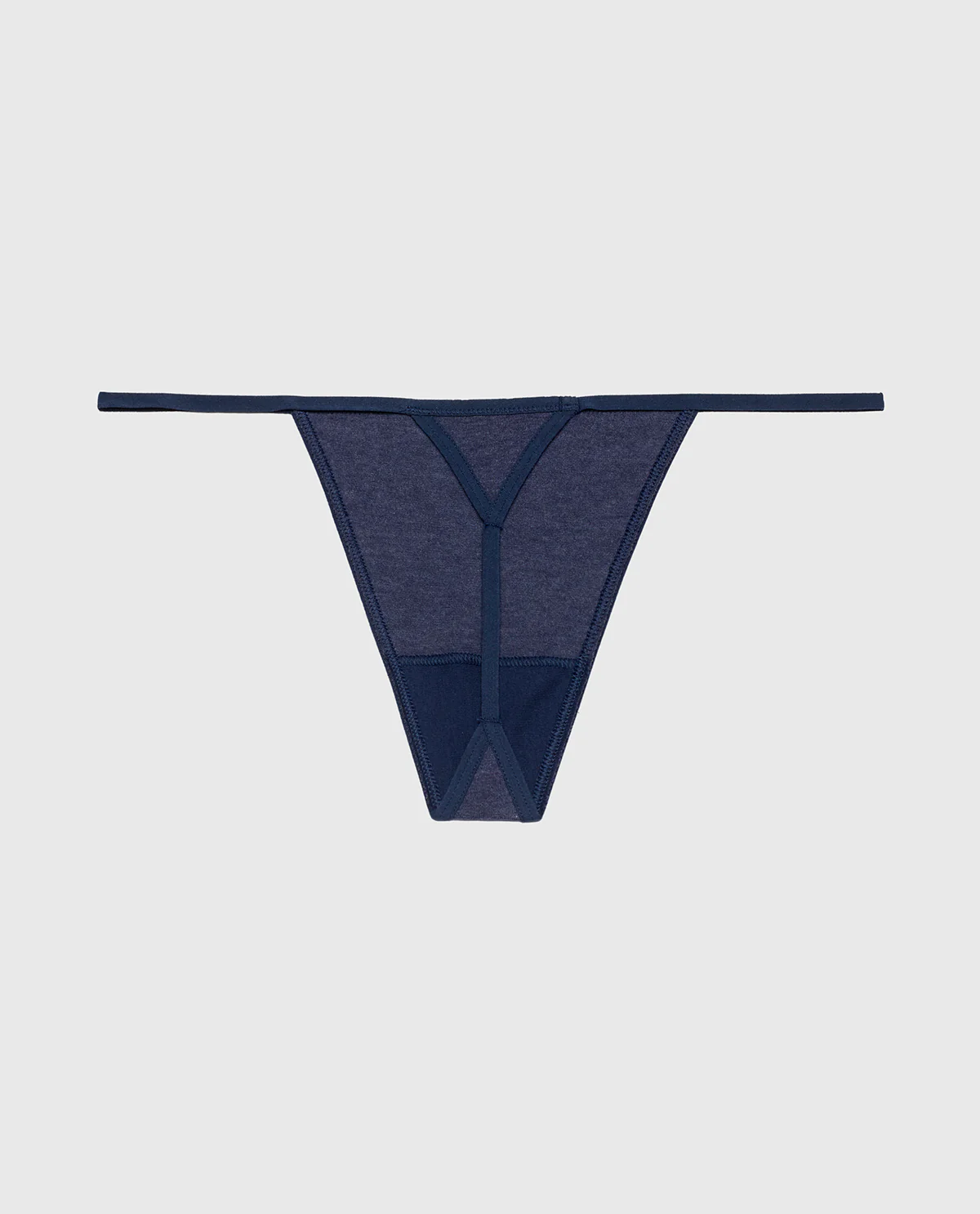 G-String Panty in Dark Navy Heather - Image 5