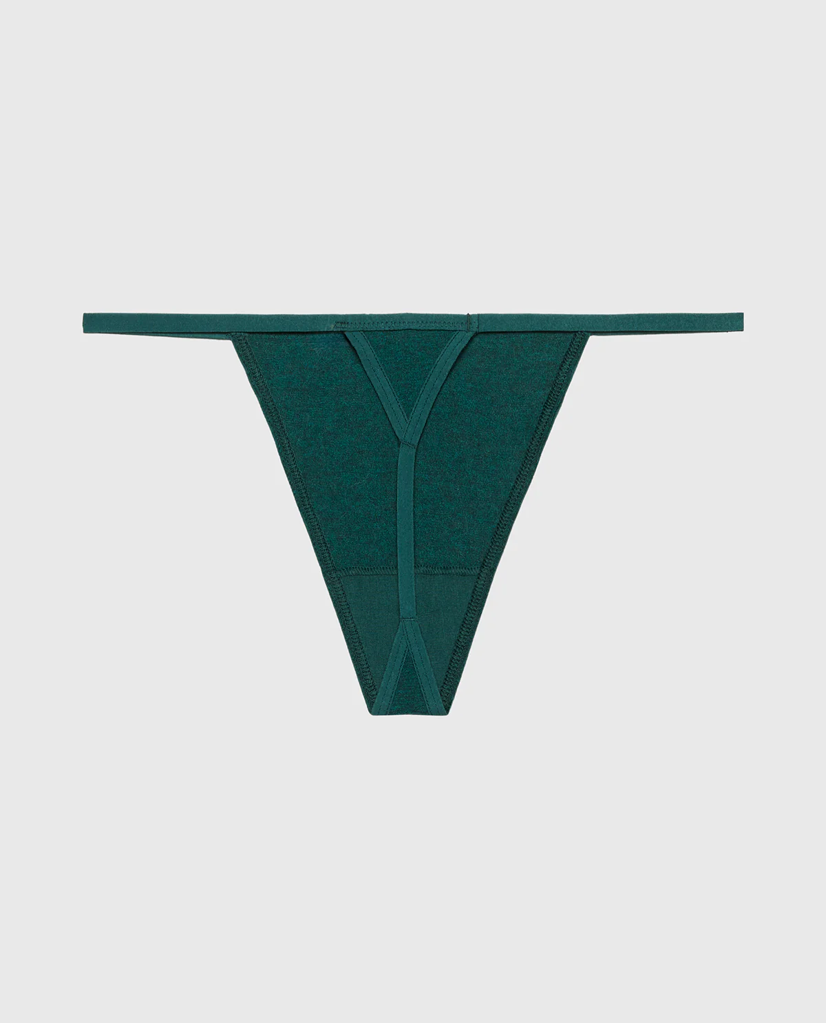 G-String Panty in Emerald Green Heather - Image 5
