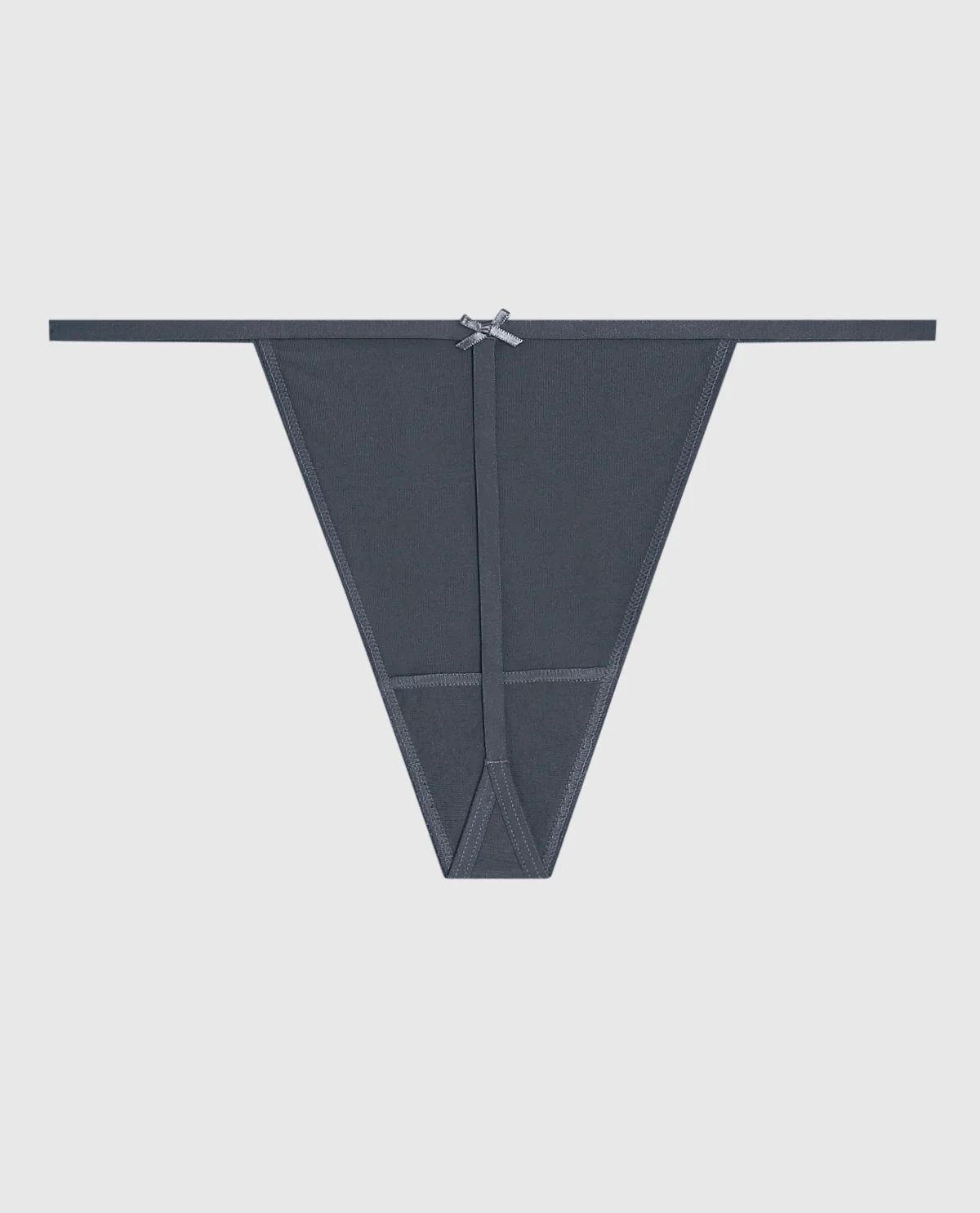 G-String Panty with Bow in Stormy Weather - Image 5
