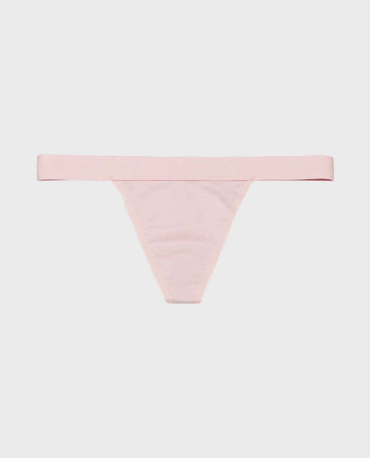 G-String Panty with Logo Band in Iced Lilac - Image 4