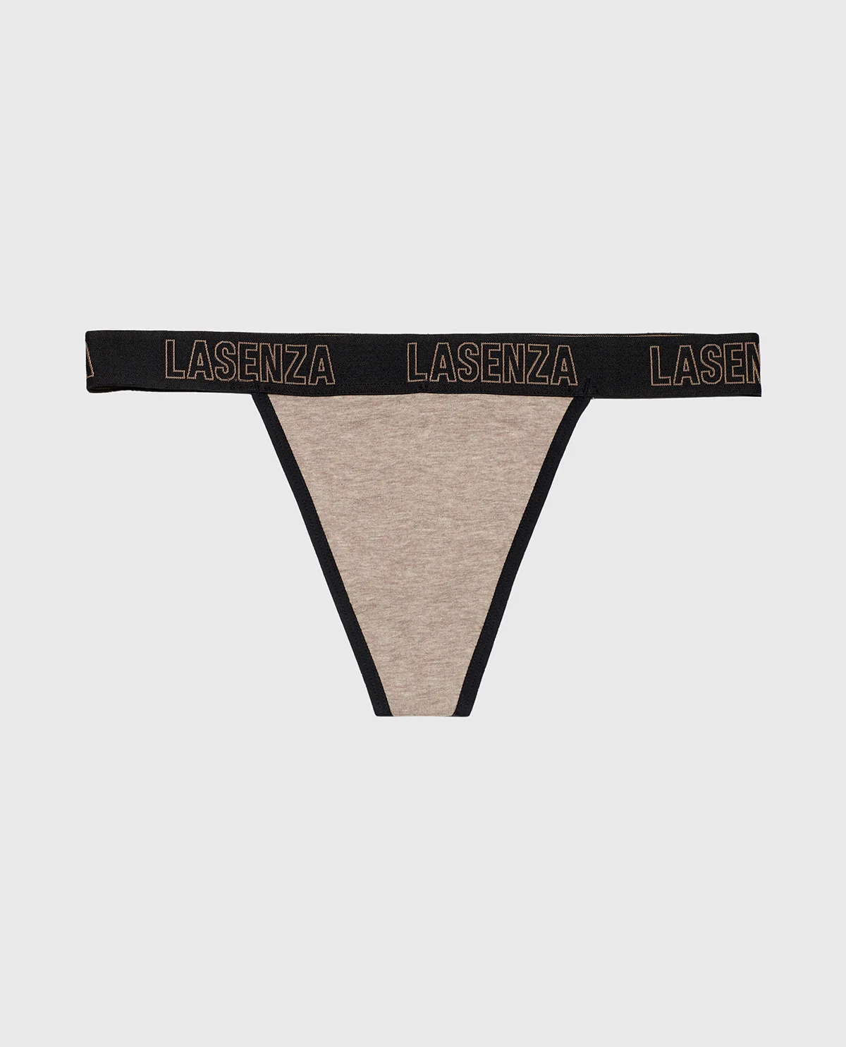 G-String Panty with Logo in Leafless Tree Heather - Image 4