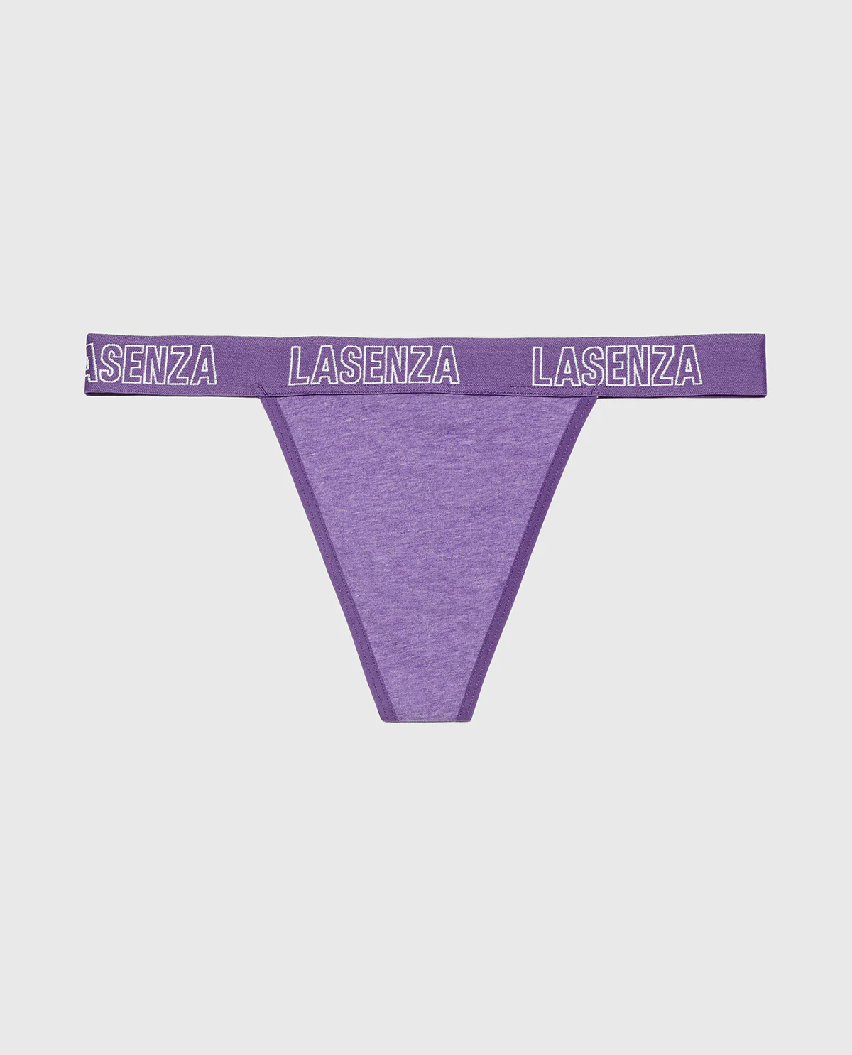 G-String Panty with Logo in Purple Opulence Heather - Image 4