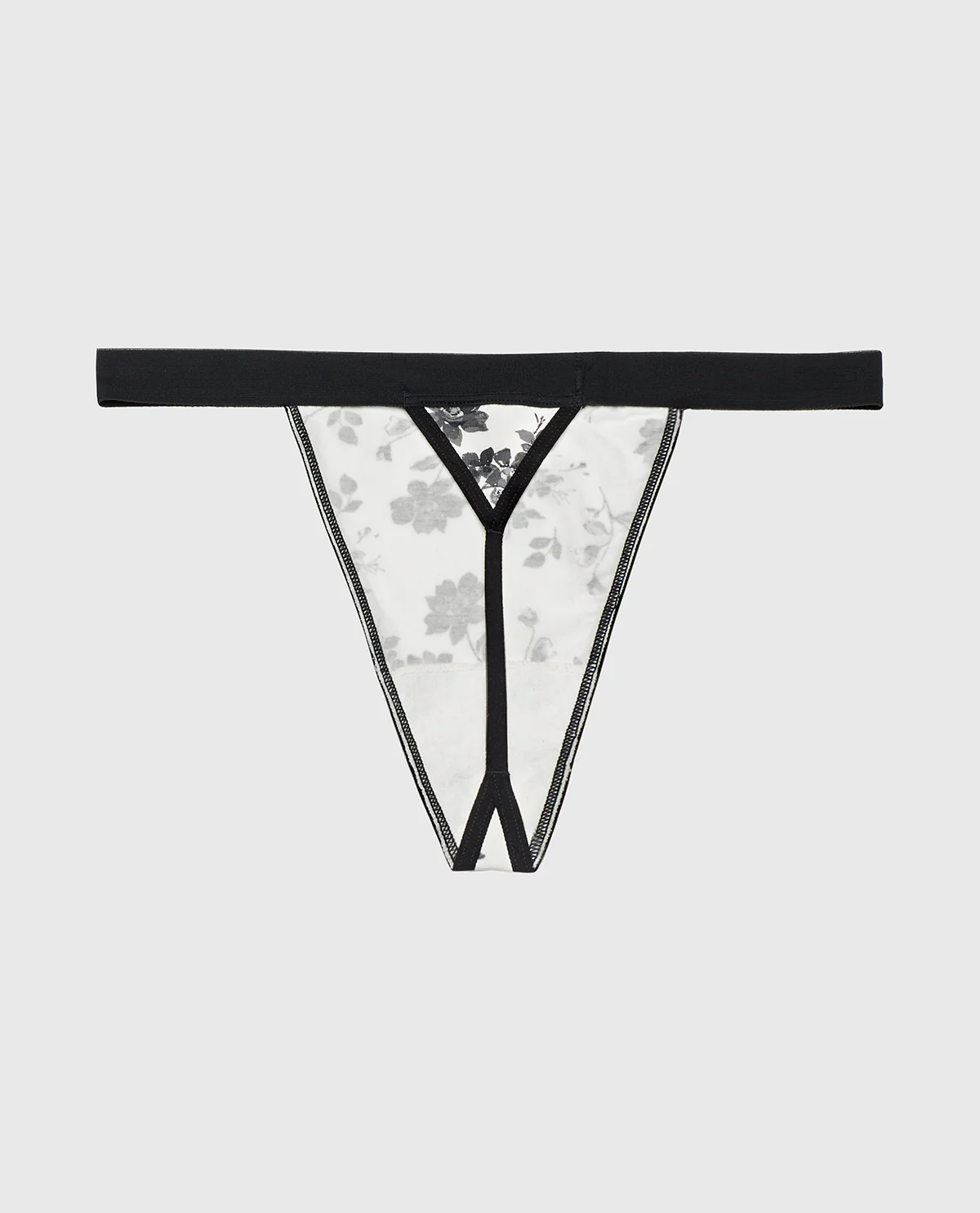 G-String Panty With Vanishing Trim in Goddess Floral - Image 5