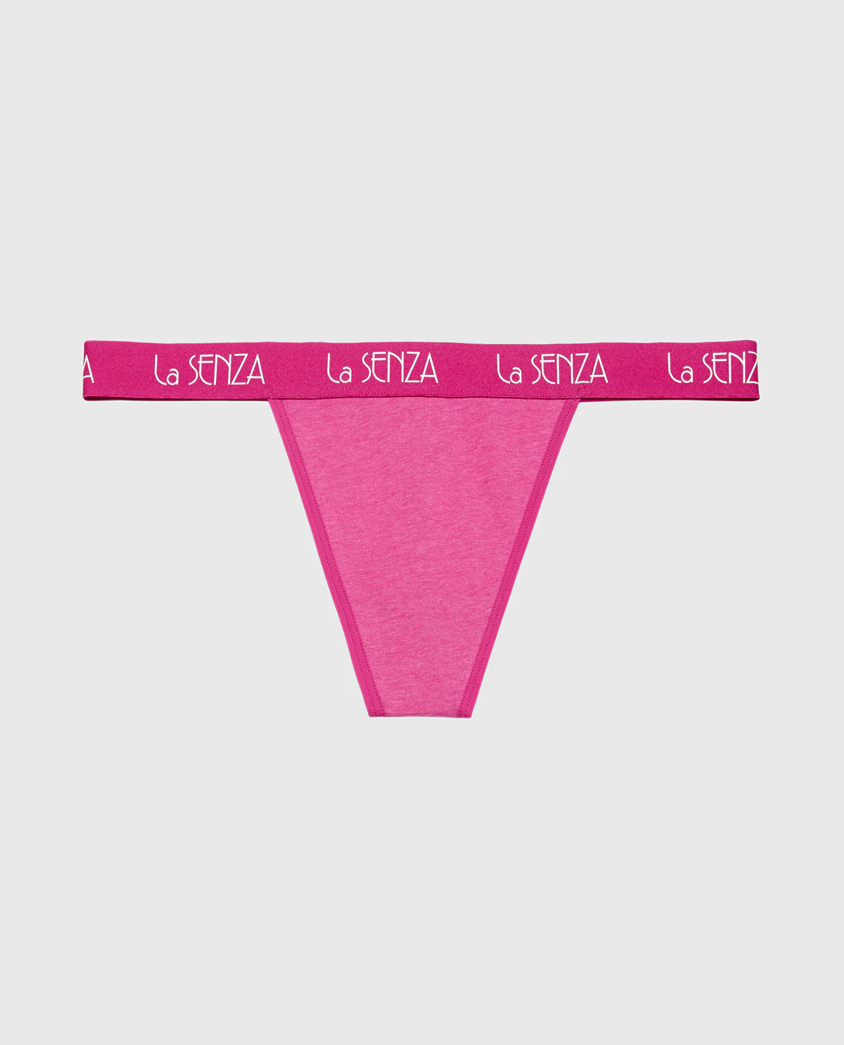 G-String with Art Deco Logo in Fuchsia Red Heather - Image 4